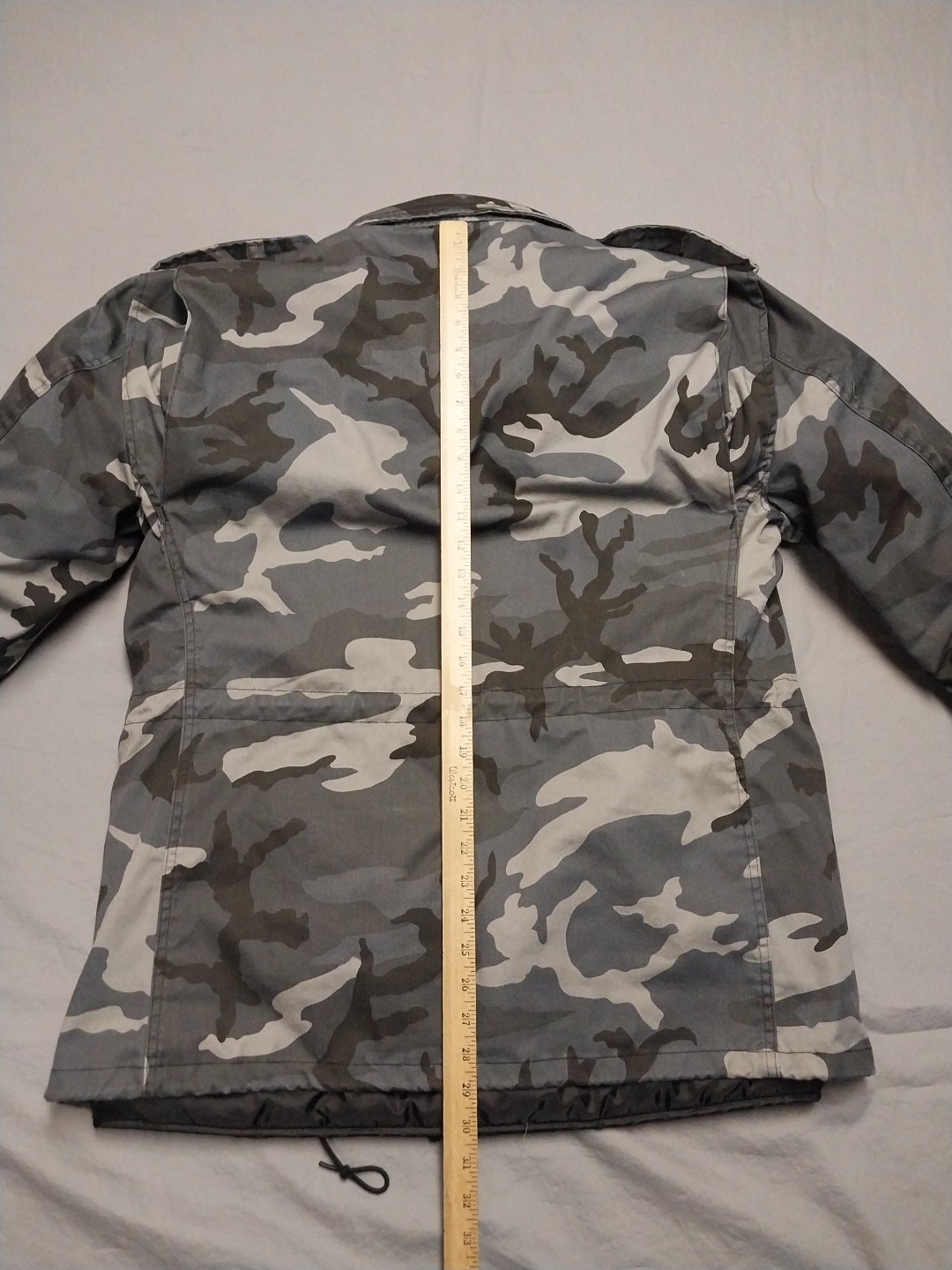 Military Jacket Mens Large Camo M65 Cold Weather Lined