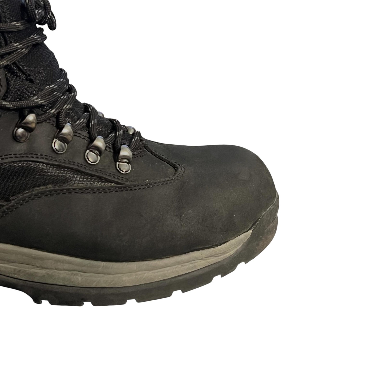Nortiv 8 Boots Mens Size 7 Black Waterproof Hiking Work Combat Trail Steel Toe