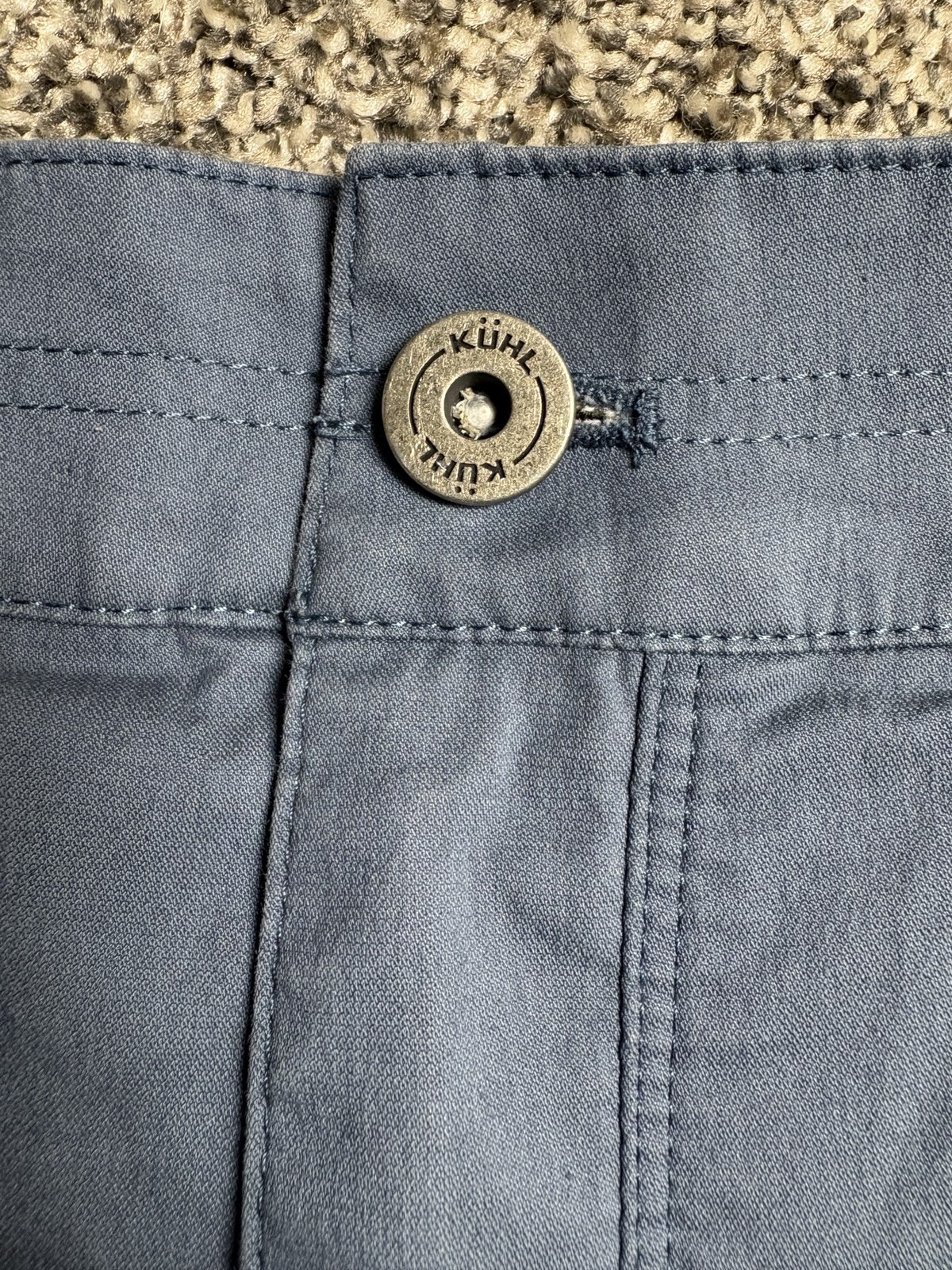 KUHL Resistor Lite Chino Shorts Mens 40 Blue Hiking Golf 9” Inseam 5205