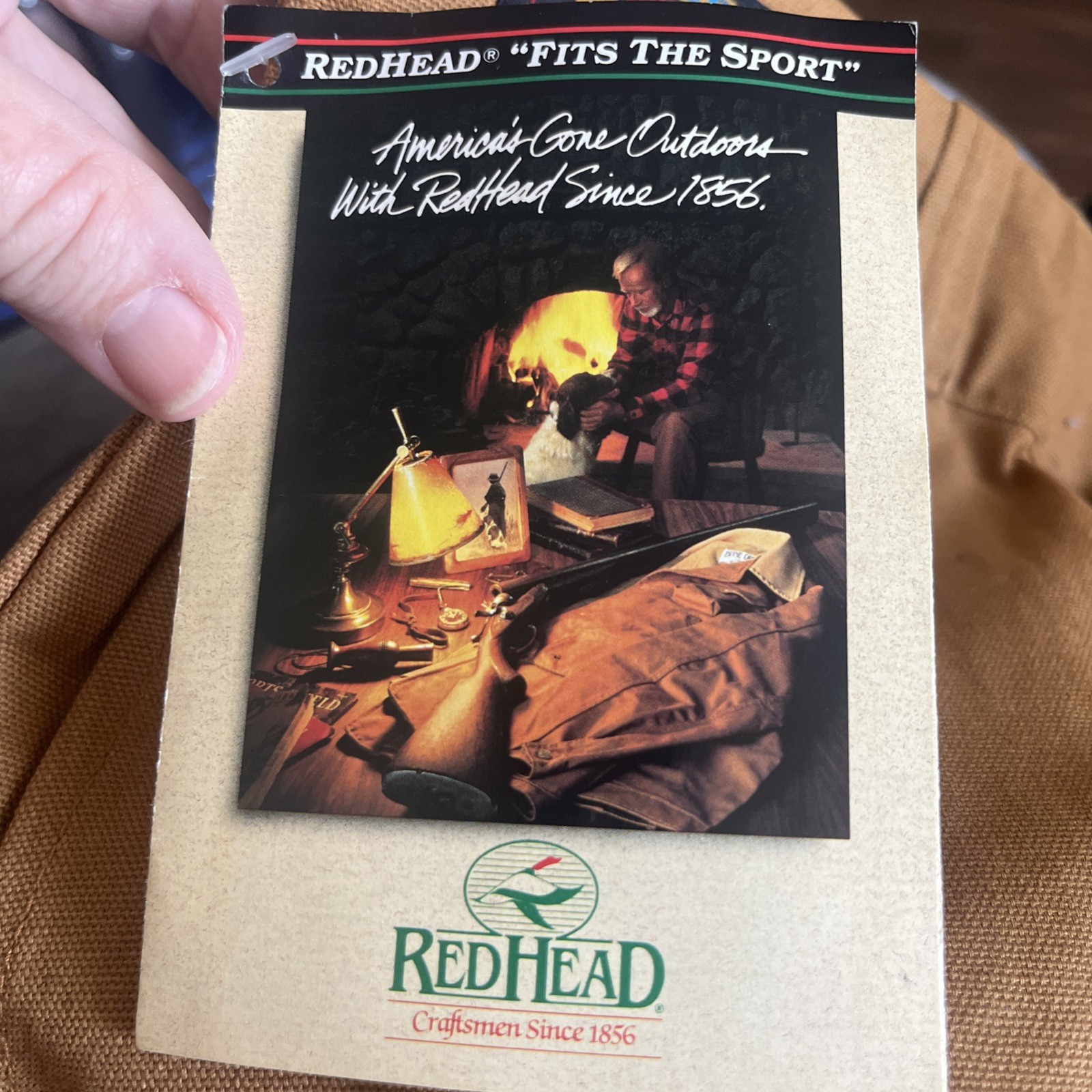 Blue Bill by RedHead Hunting Field Brush Pants 36×32 Canvas Nylon Vintage