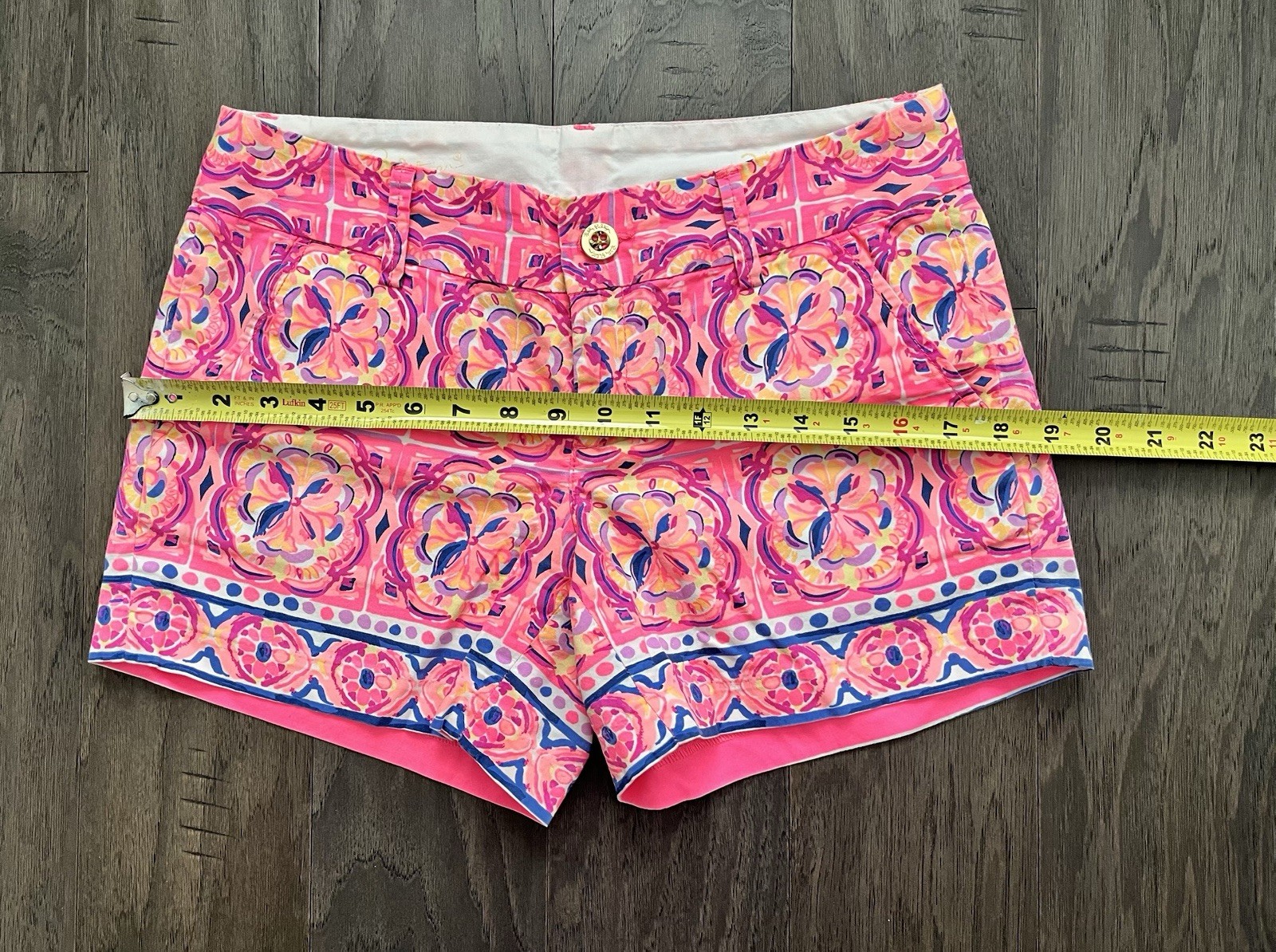 Sz 2 Lilly Pulitzer Callahan Shorts Pink Fusion Rock
