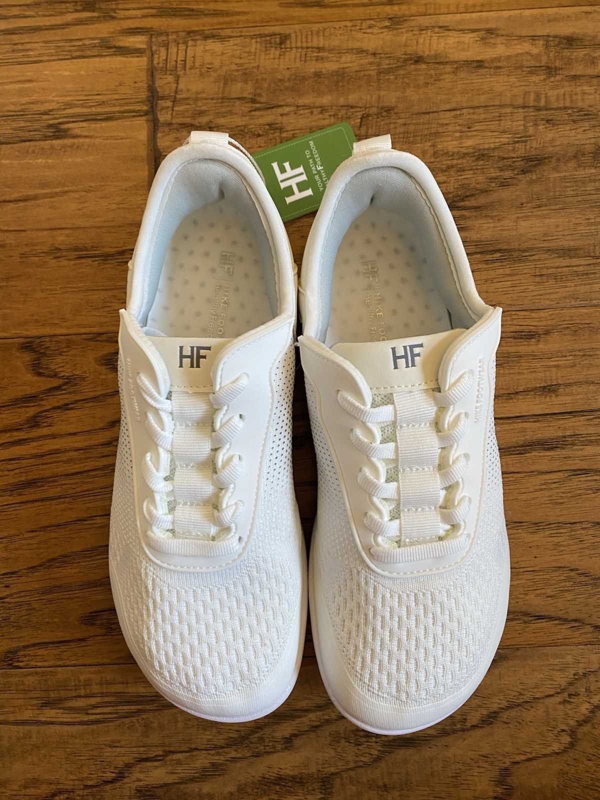 Hike Footwear HF Stride White Sneakers Women’s 6 Men’s 4 EU 36 Barefoot