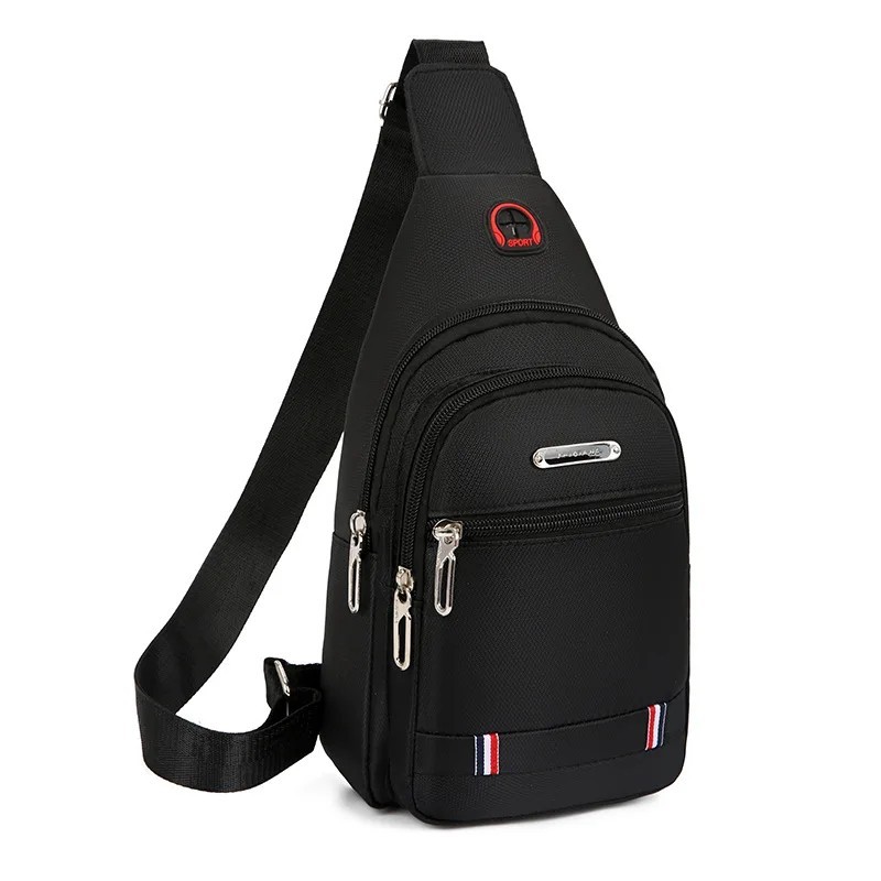 Men’s Canvas Sling Backpack Crossbody Chest Bag Travel Casual Shoulder Pack USA