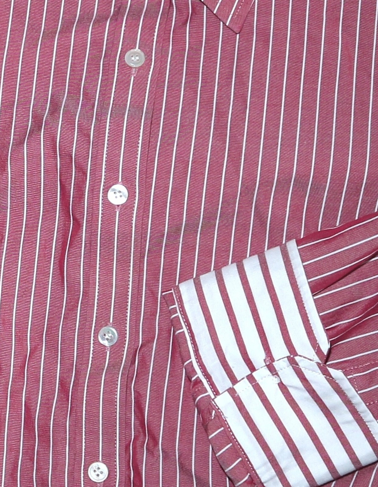 TALBOTS Wrinkle Resistant Striped Blouse 44 In Chst 26.5 In Lng Sz 14 EXC