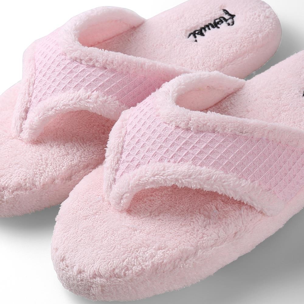 Super Soft Cozy Slippers with Plush Thong Design