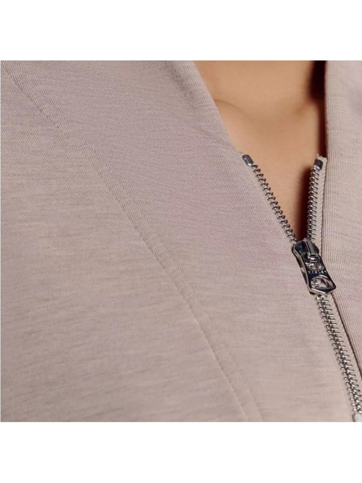 Varley Davidson Sweatshirt Lavendar DoubleSoft Half Zip Mock Neck
