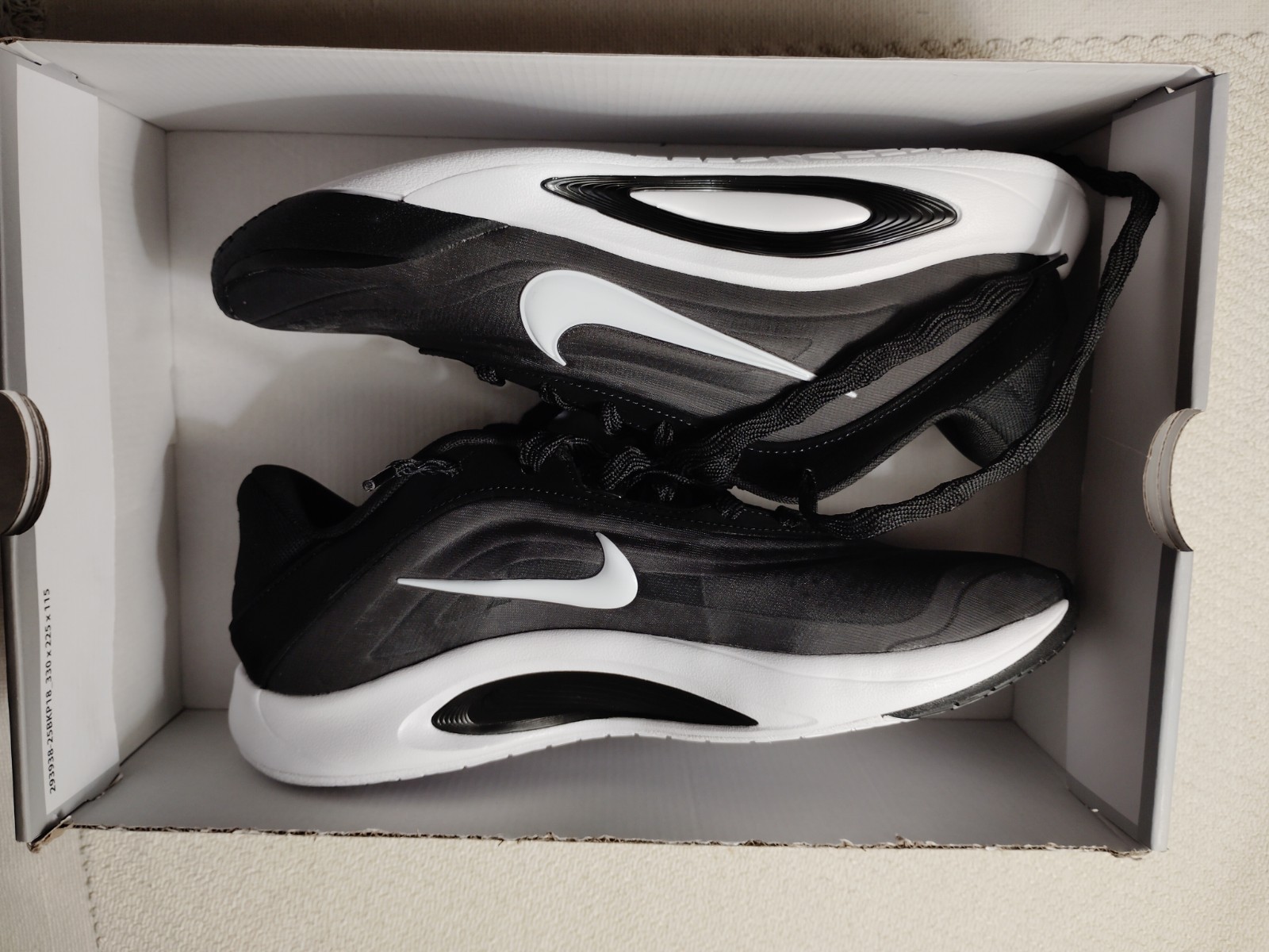 Nike A’One E Black/White-Black HQ8500-001 Basketball Shoes – Womens 9.5 Mens 8