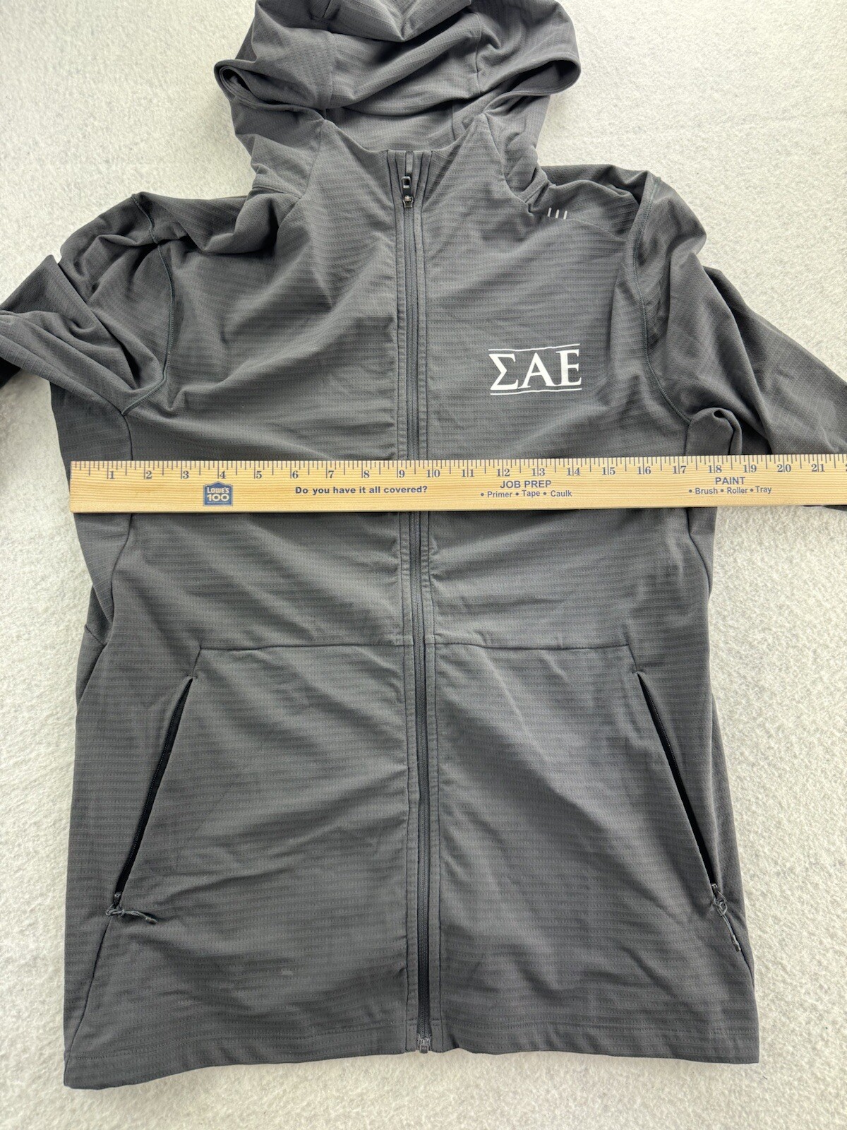 Lululemon Zip Front Hoodie Running Jacket Women’s Size Small Gray Casual Daily