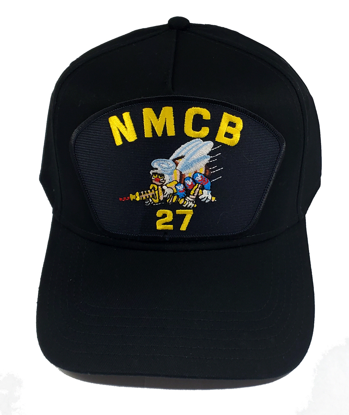 Naval Mobile Construction NMCB-27 Hat – Black – Veteran Owned Business