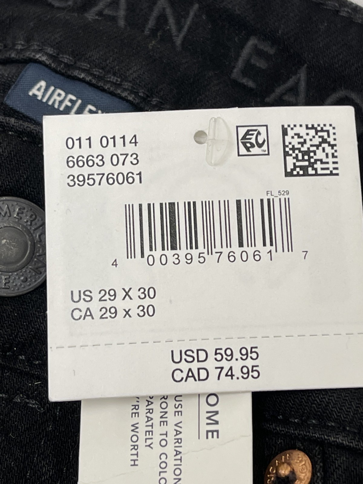 American Eagle AirFlex + Ultrasoft Athletic Skinny Keans Men’s size 29/30