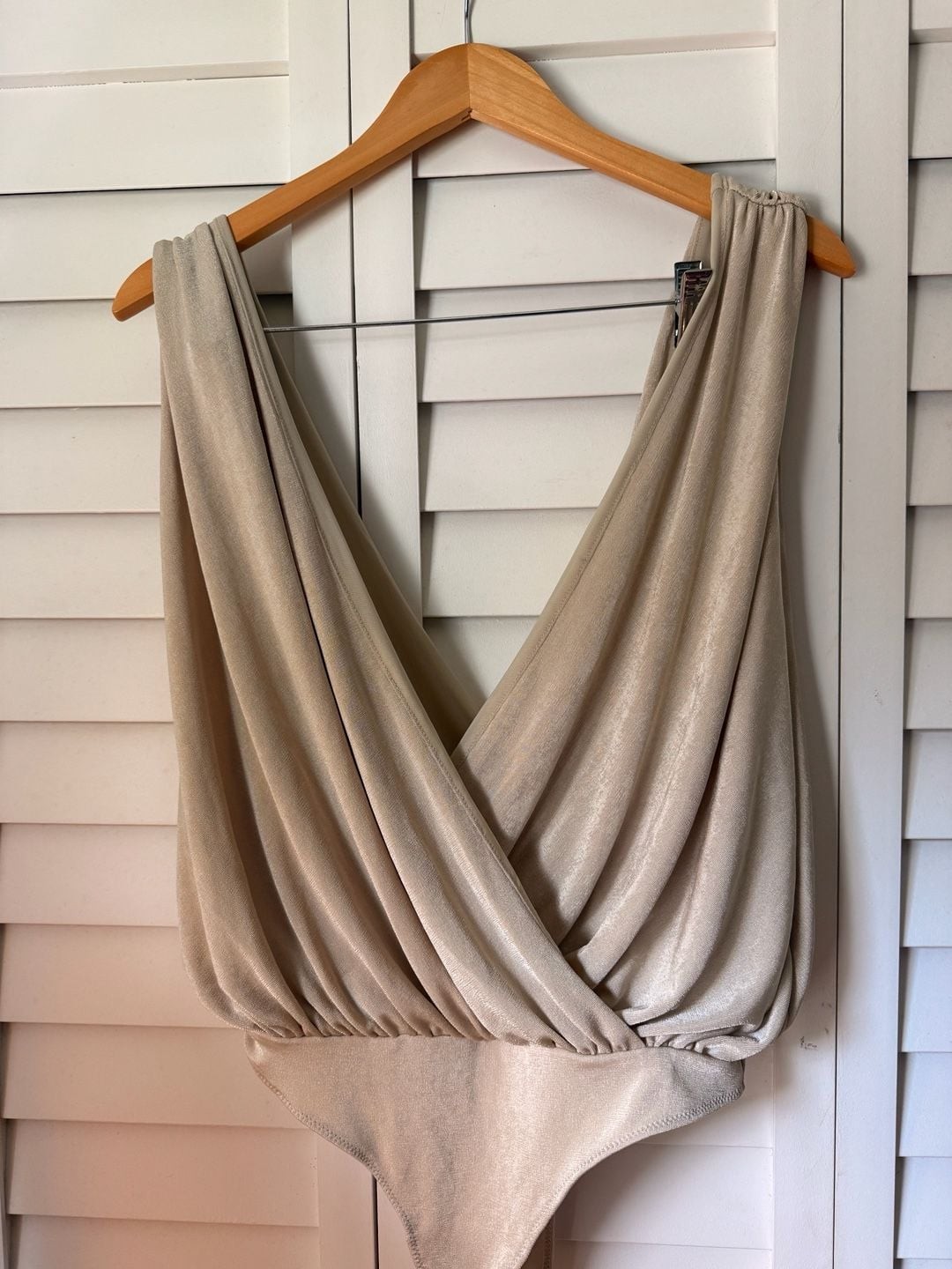 Intimately Free People Shimmer Wrap Bodysuit Size S