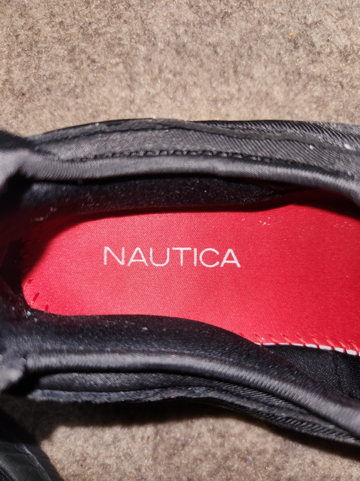 Nautica Coaster Mens Slip On Casual Shoes | Red Black | M11