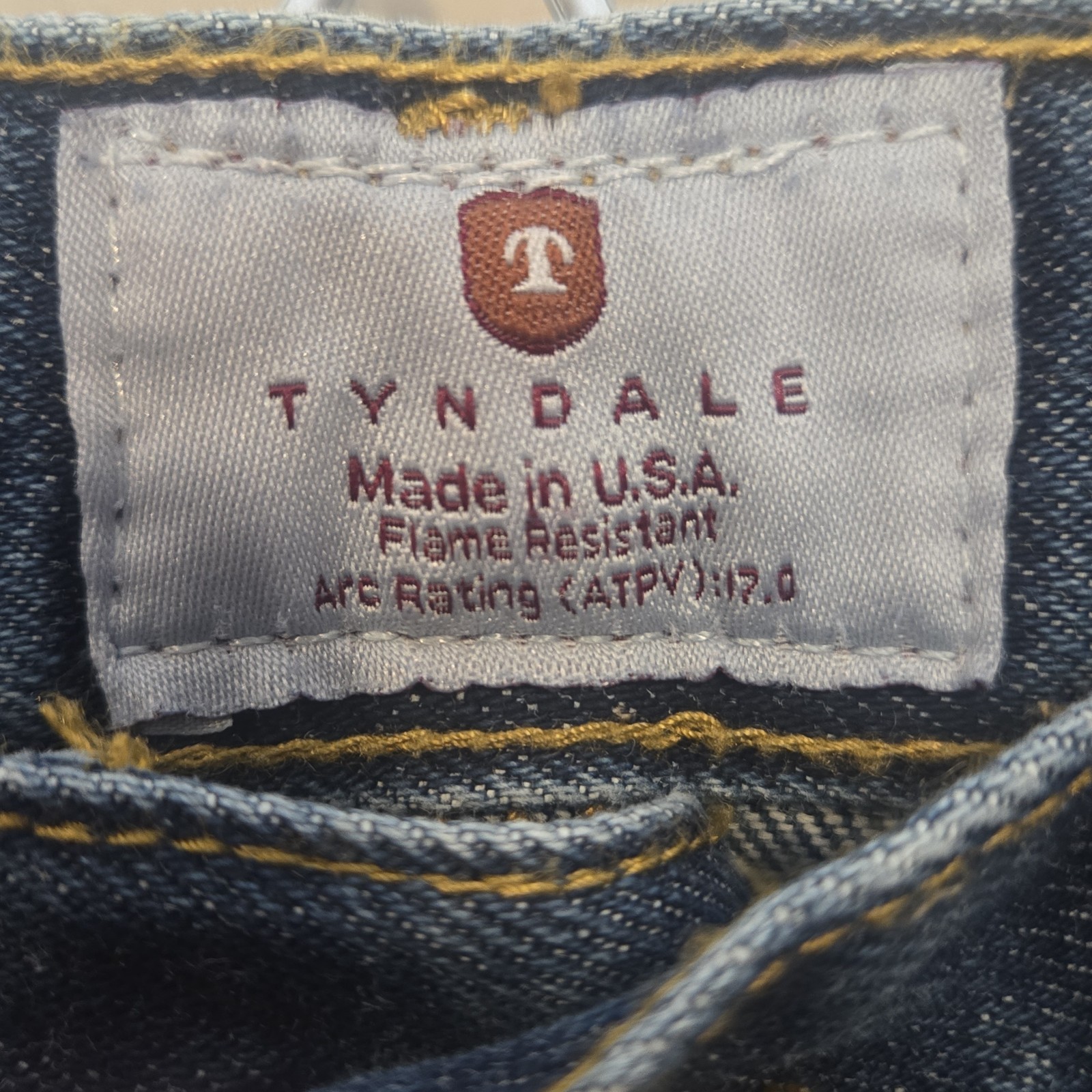 Tyndale F290T FR Flame Resistant Carpenter Jeans 34×32 Arc Rated CAT 2 USA NFPA