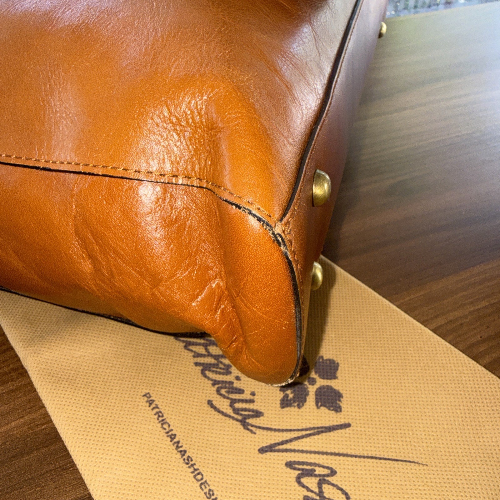Patricia Nash Viana Leather Tote. Excellent Condition. Dust Bag.