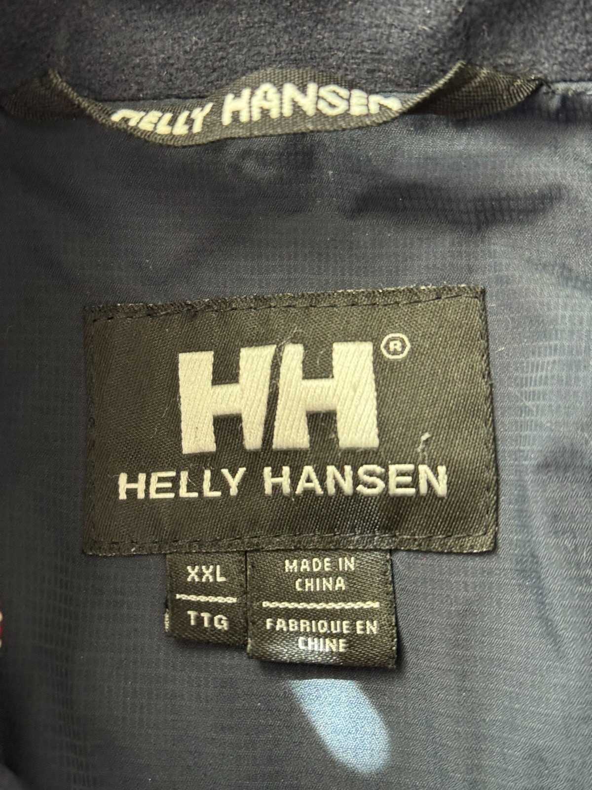 Helly Hansen Men’s XXL Nylon 00s Sailing Vest Off White Full Zip Waterproof