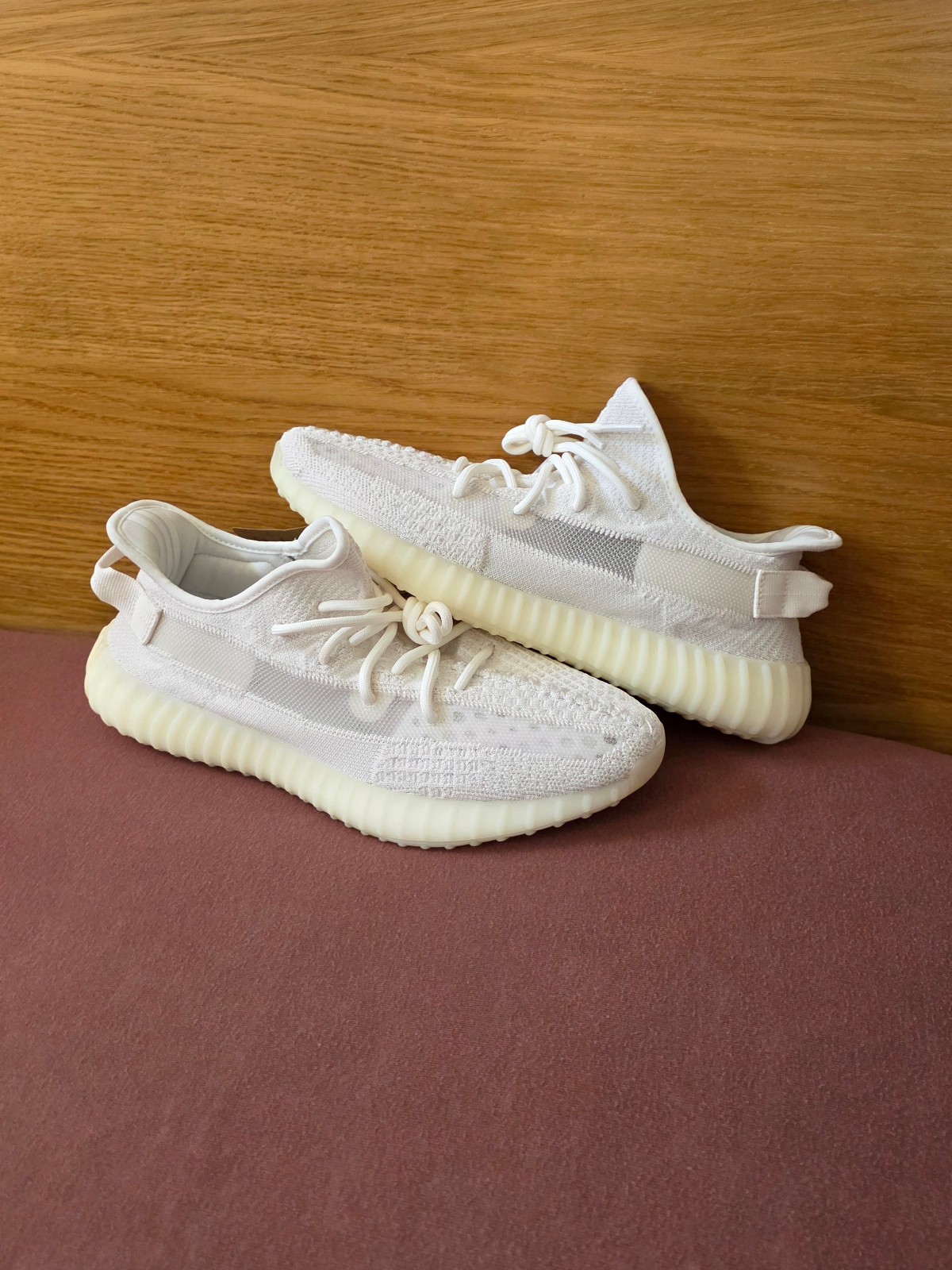 Adidas Yeezy Boost 350 V2 HQ6316 Size EU 45 1/3 Bone US 11 White White UK 10.5