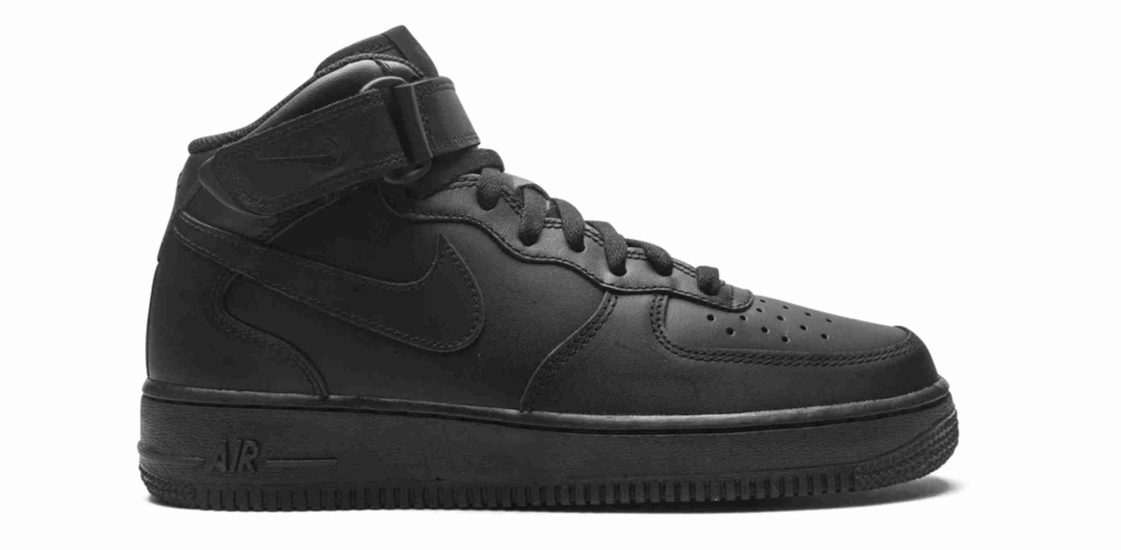 Nike CW2289-001 Air Force 1 Mid ’07 ‘Triple Black’ Ship Now