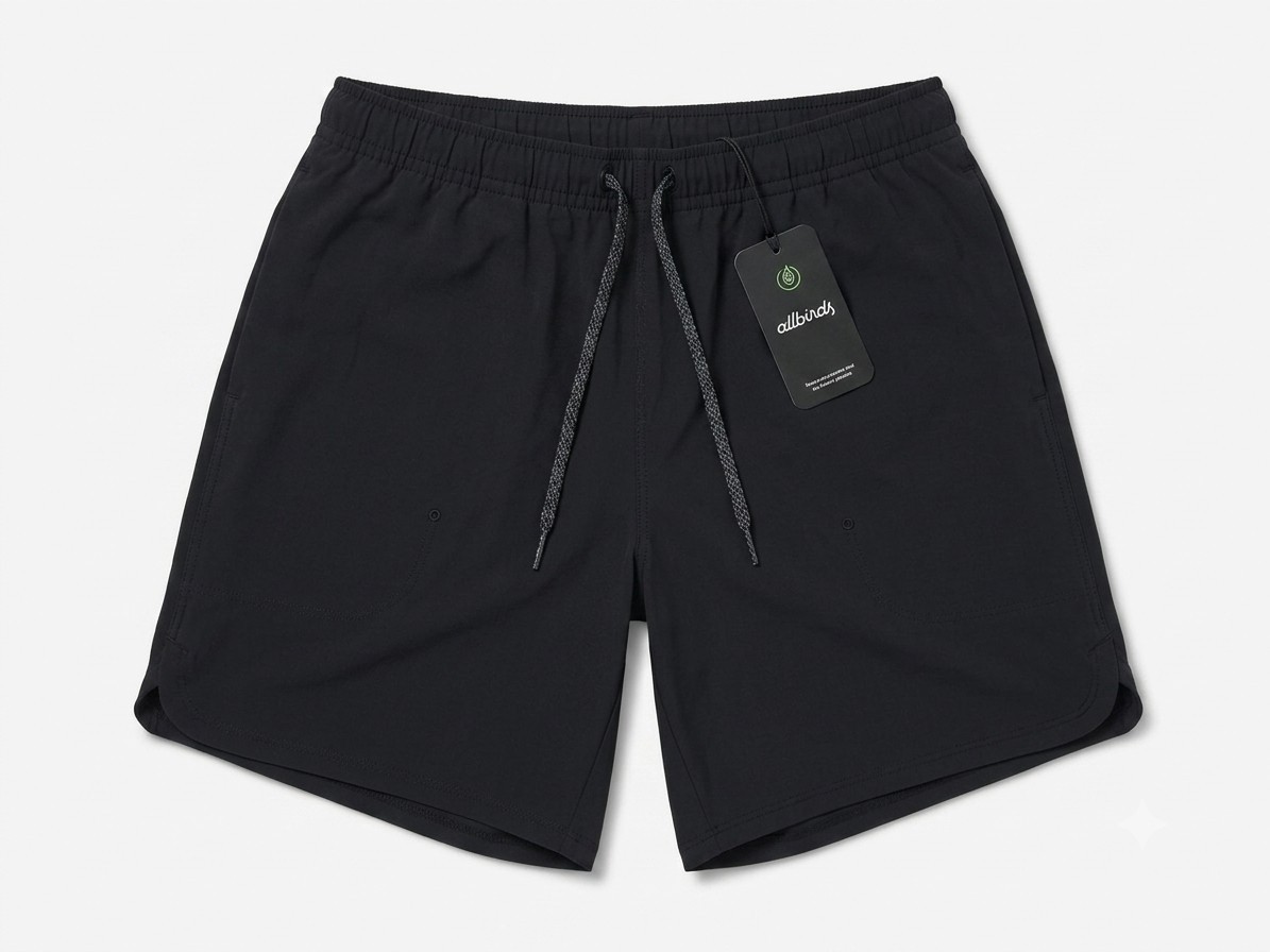 NEW! Allbirds Carbon Footprint 10.2 Women’s Natural Run Shorts Size S Black $68!