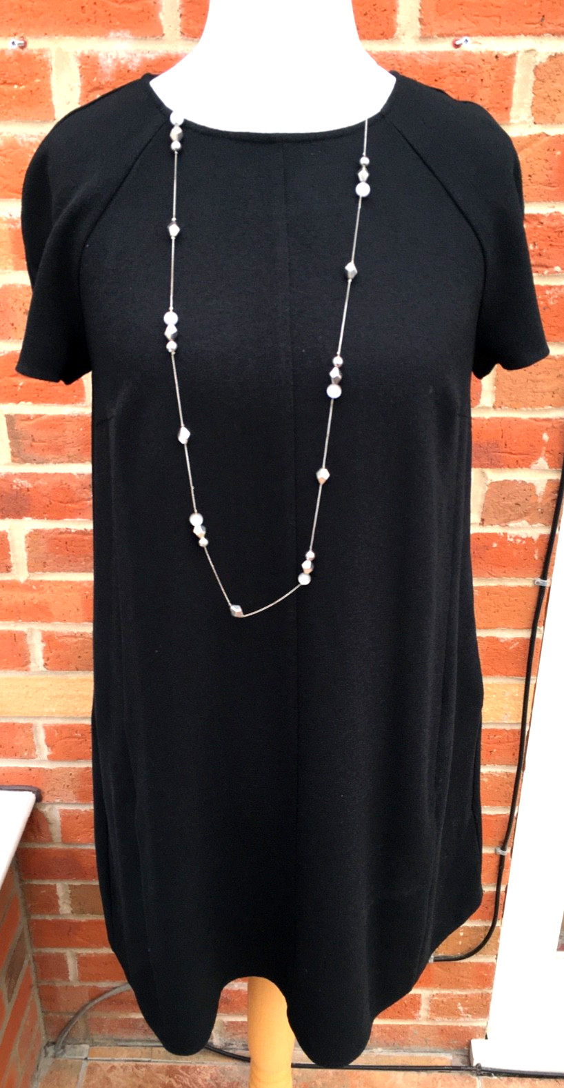 M&S Size 14 Black Dress Summer Holiday Party Excellent L1