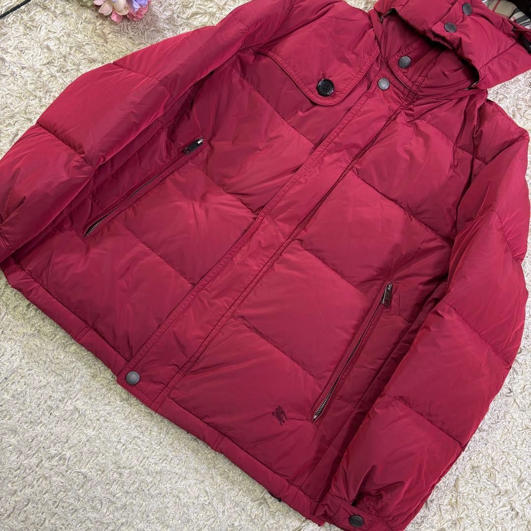 Burberry London Nova Check 2way Removable Hood Down Coat