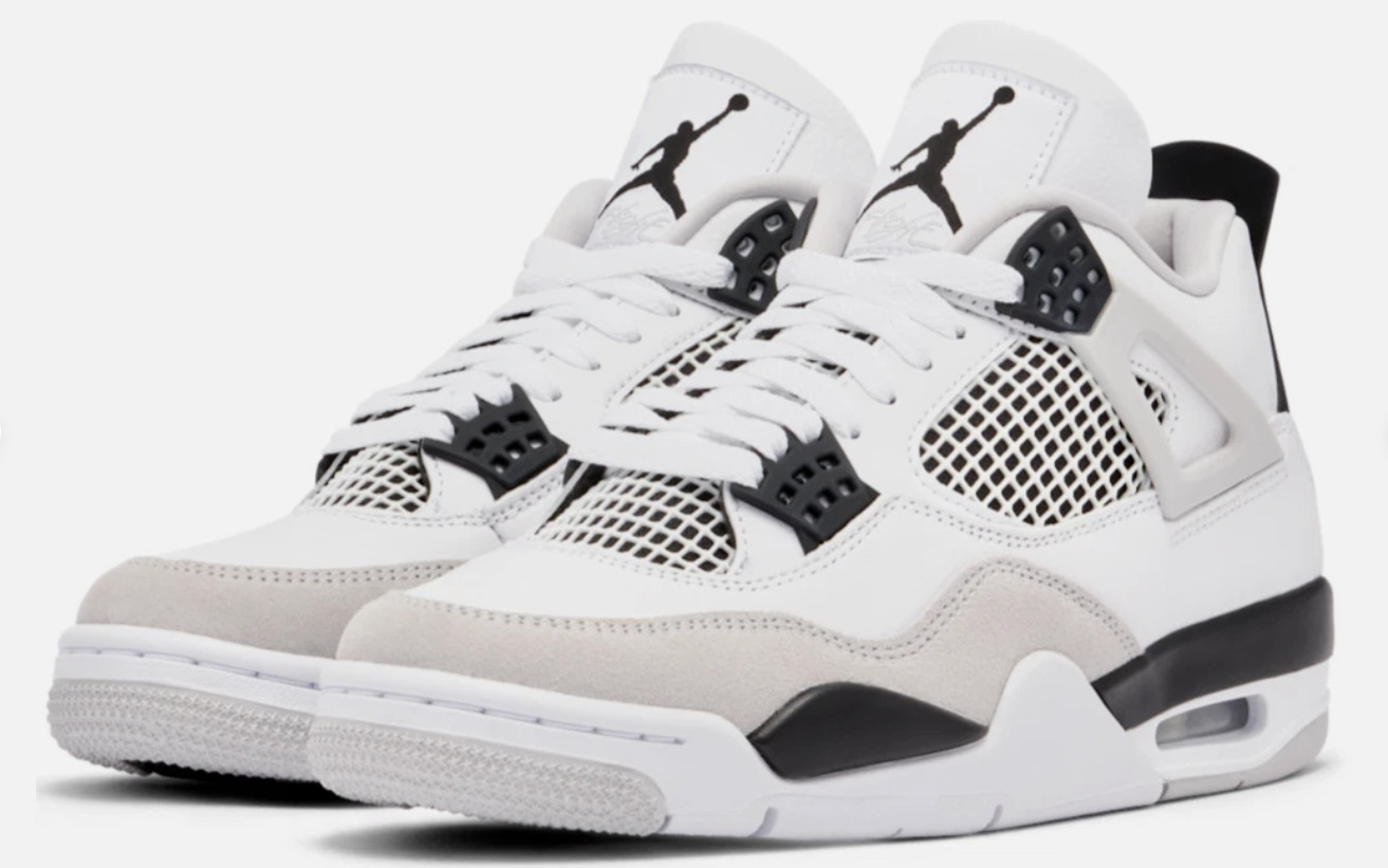 Jordan 4 Retro Military Black Men’s Basketball Shoes Mid Top DH6927-111