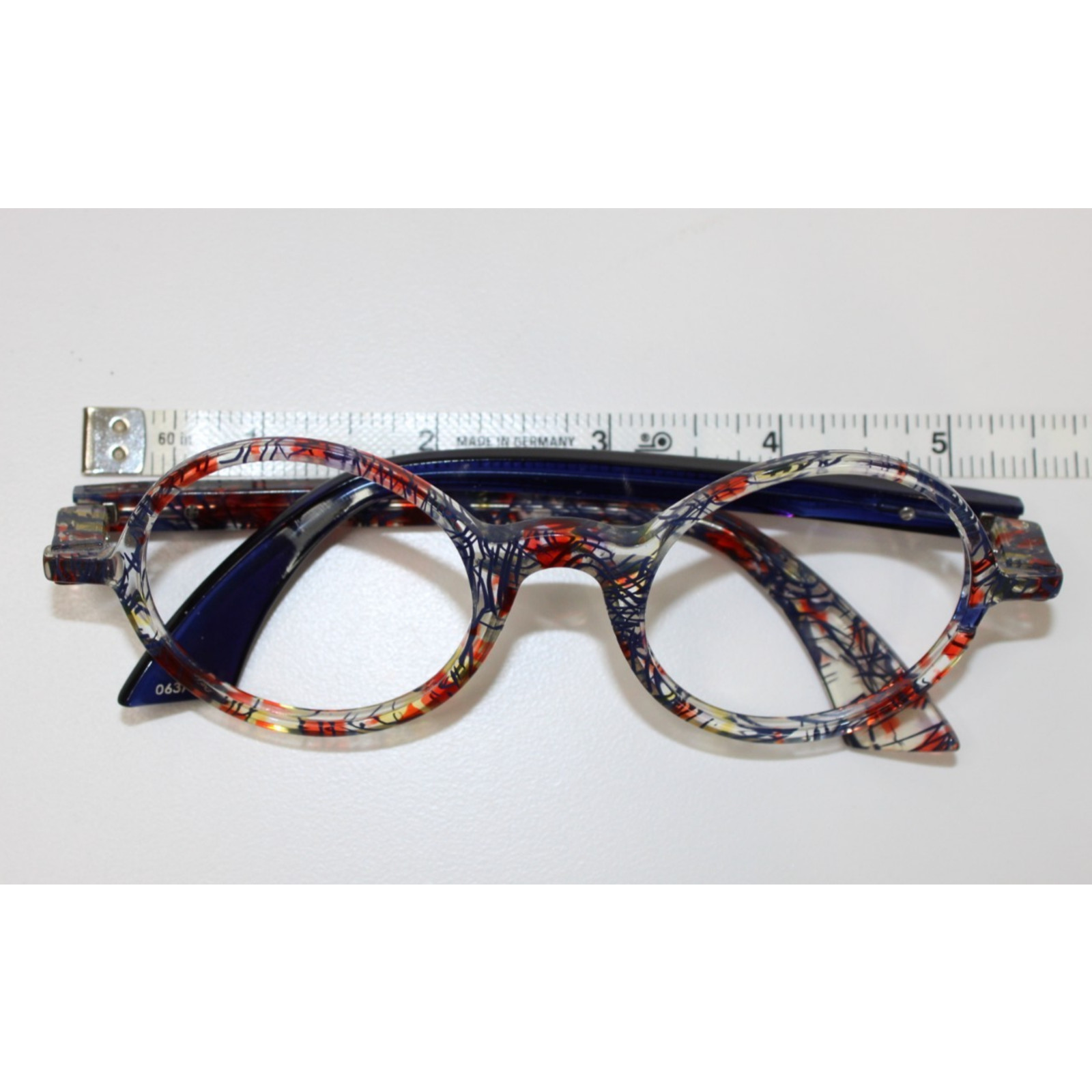 Piero Massaro Eyeglasses Glasses Frames Only PM484 EY2 Round Unisex Italy 142mm