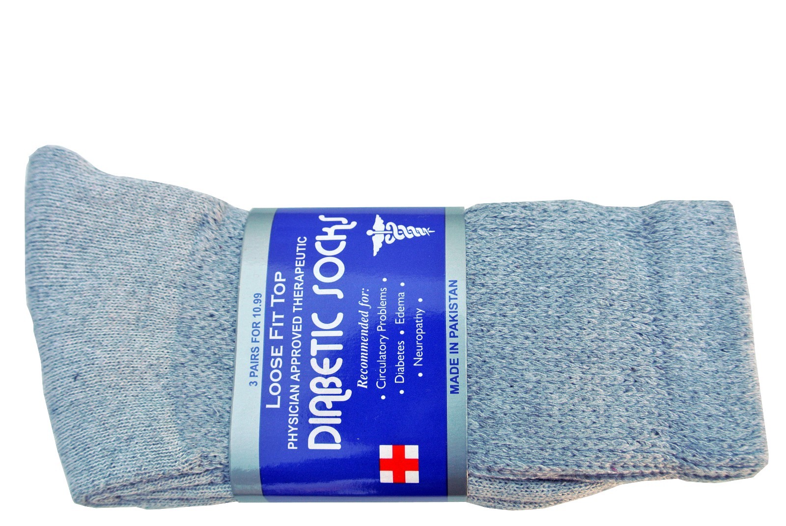 Diabetic GRAY CREW SOCKS circulatory Health Men’s & Women’s Cotton ALL SIZE