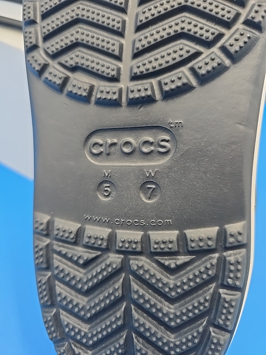 Crocs Bayaband Clog Slip On Sandals Black Adult Men’s Size 5/ Women’s Size 7