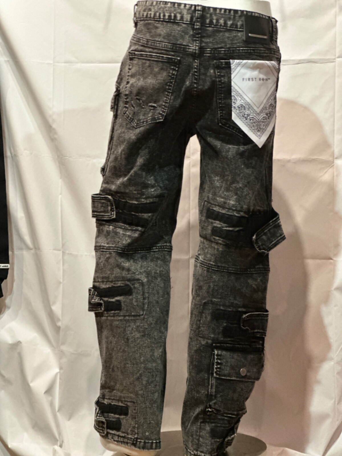 Men’s First Row Martin Relaxed Fit Jeans wilder Denim (Utility) Baggy FRD3122