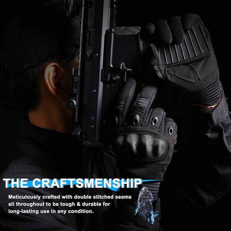 Tactical Gloves Touchscreen Police Combat Motorcycle Driving Training Work Gear
