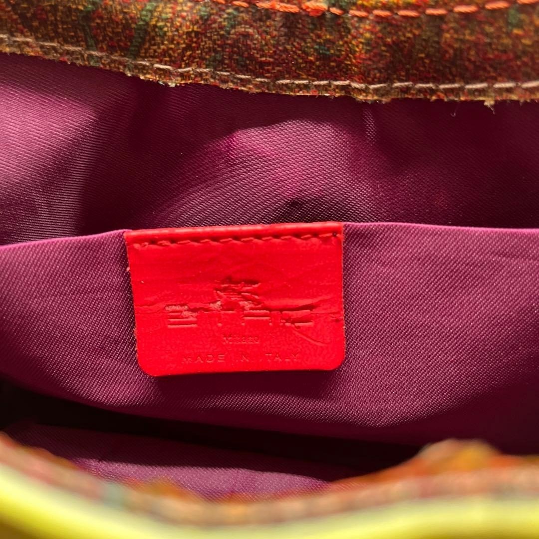 ETRO Pegasus One Shoulder Bag 7.8 in