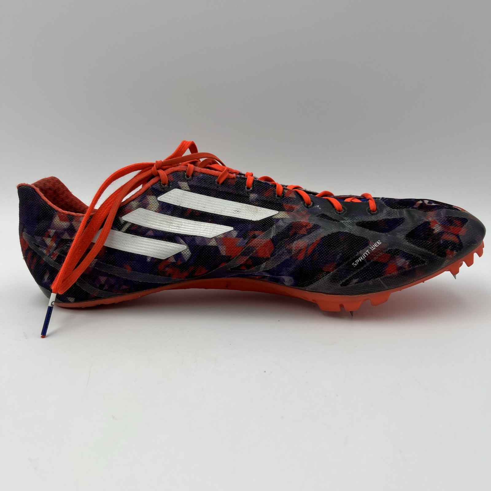 Adidas Adizero Sprint Web Multicolor Track Spikes. Men’s 12 (eur 46 2/3)