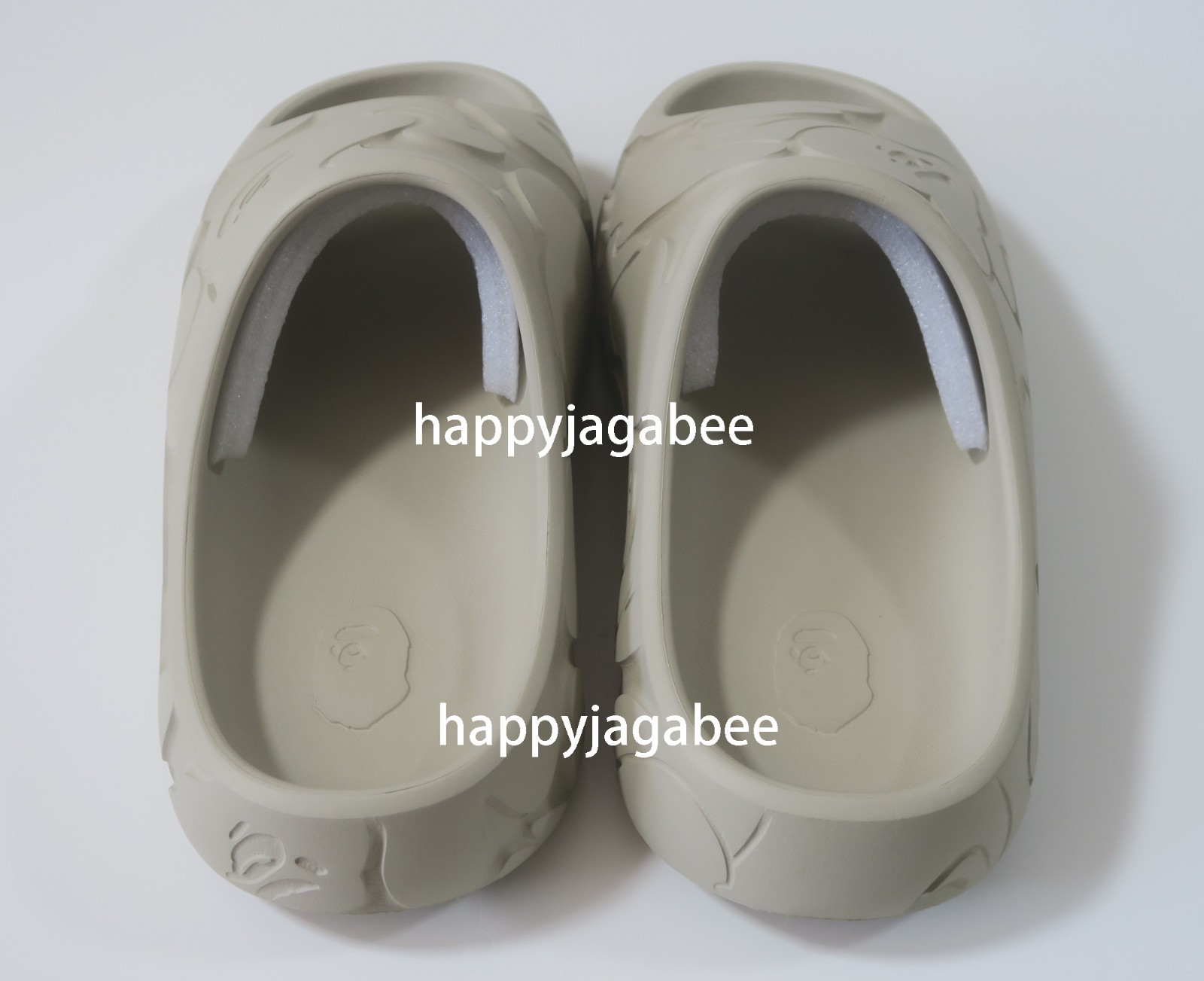 * A BATHING APE Men’s Footwear BAPE SLIDE #1 Black / Beige 1M30191323