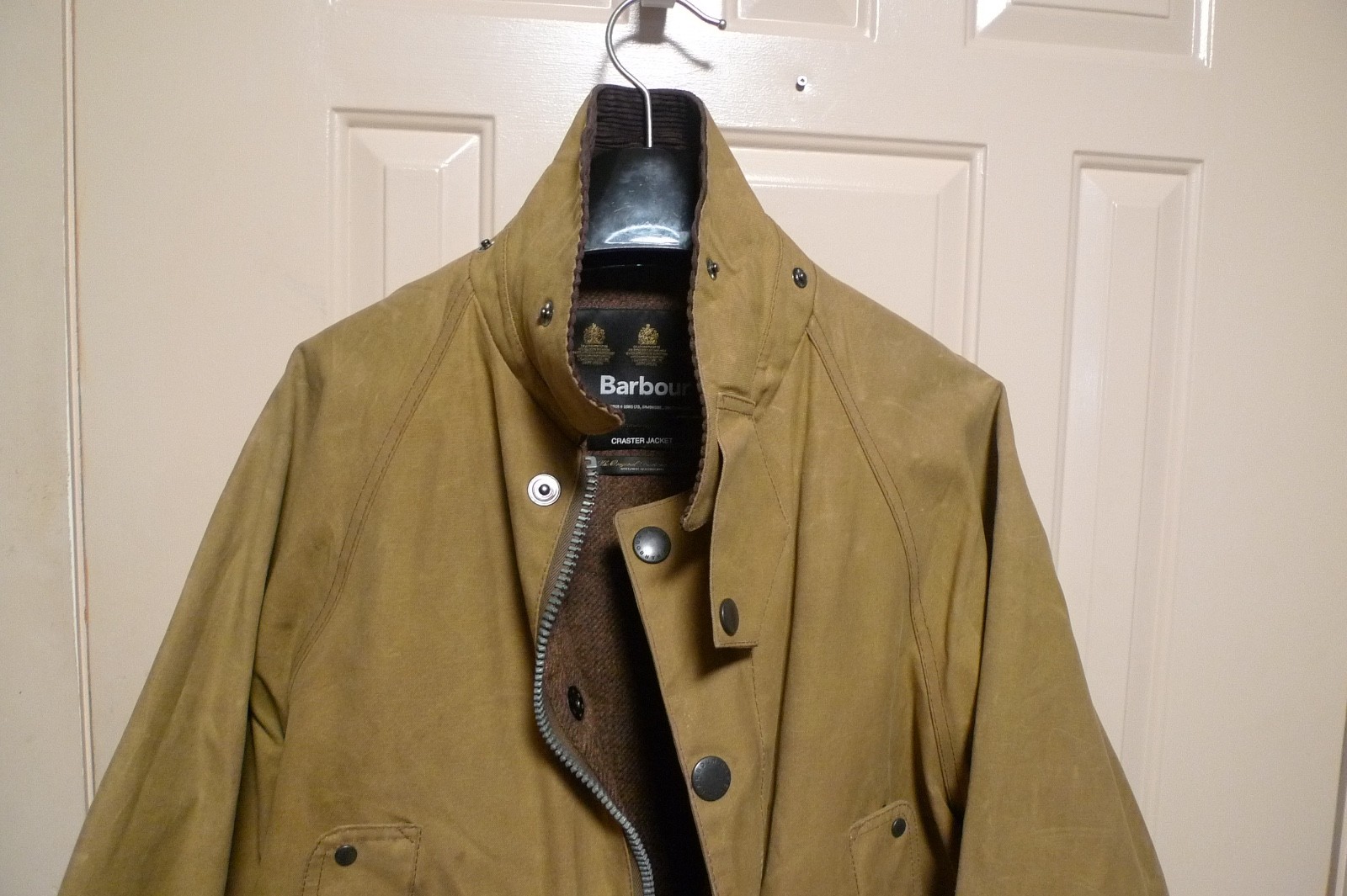 BARBOUR – A501 CRASTER 10 OZ WAX COTTON JACKET – EXTRA HEAVYWEIGHT – 46 – RARE