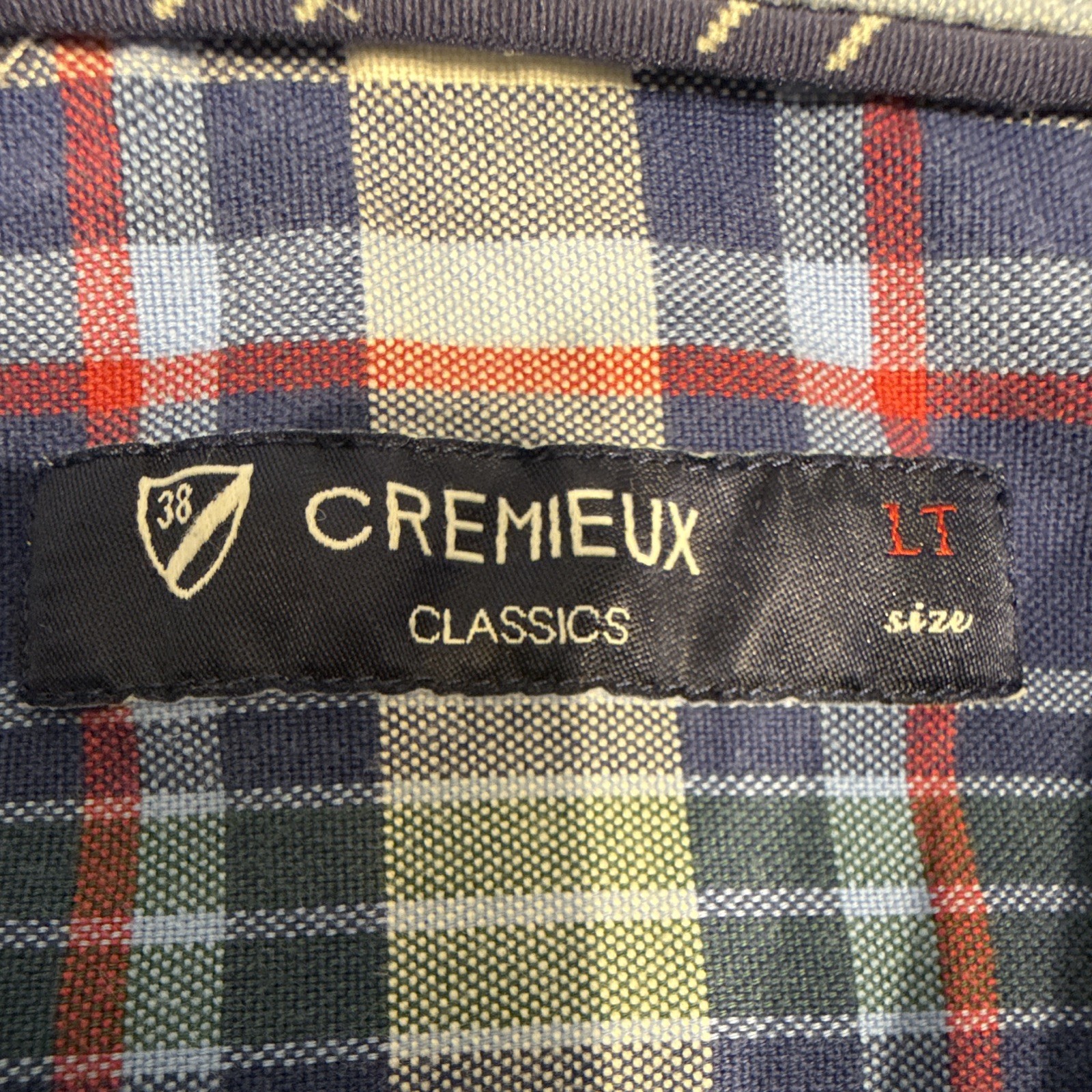 Cremieux Classics Men’s LT Plaid Long Sleeve 100% Cotton Button-Down Shirt