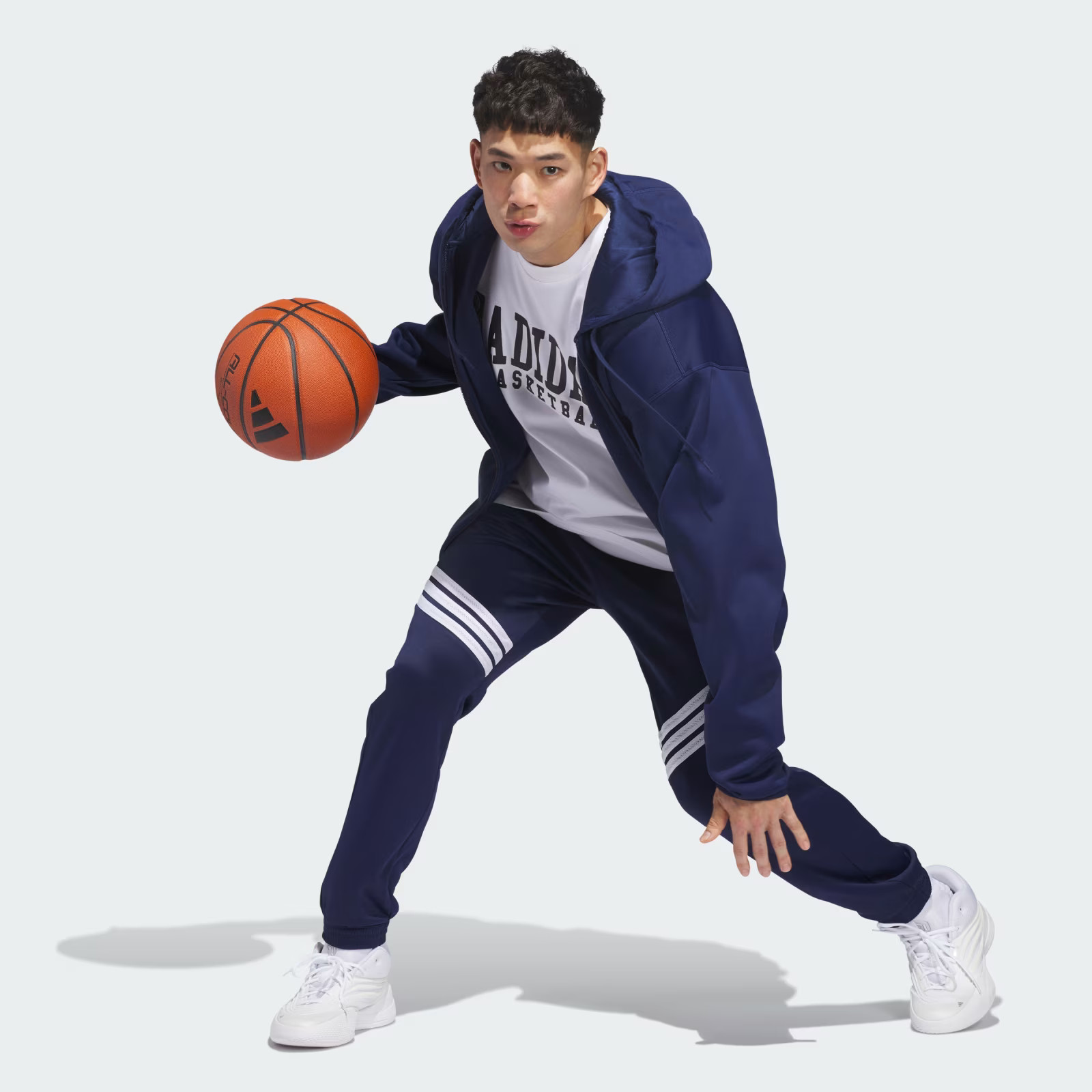 adidas ADIDAS CRAZY WARM FULLZIP HOODIE Blue