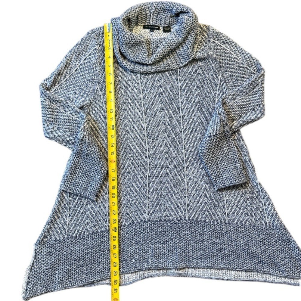 JEANNE PIERRE Gray Cowl Neck Sweater