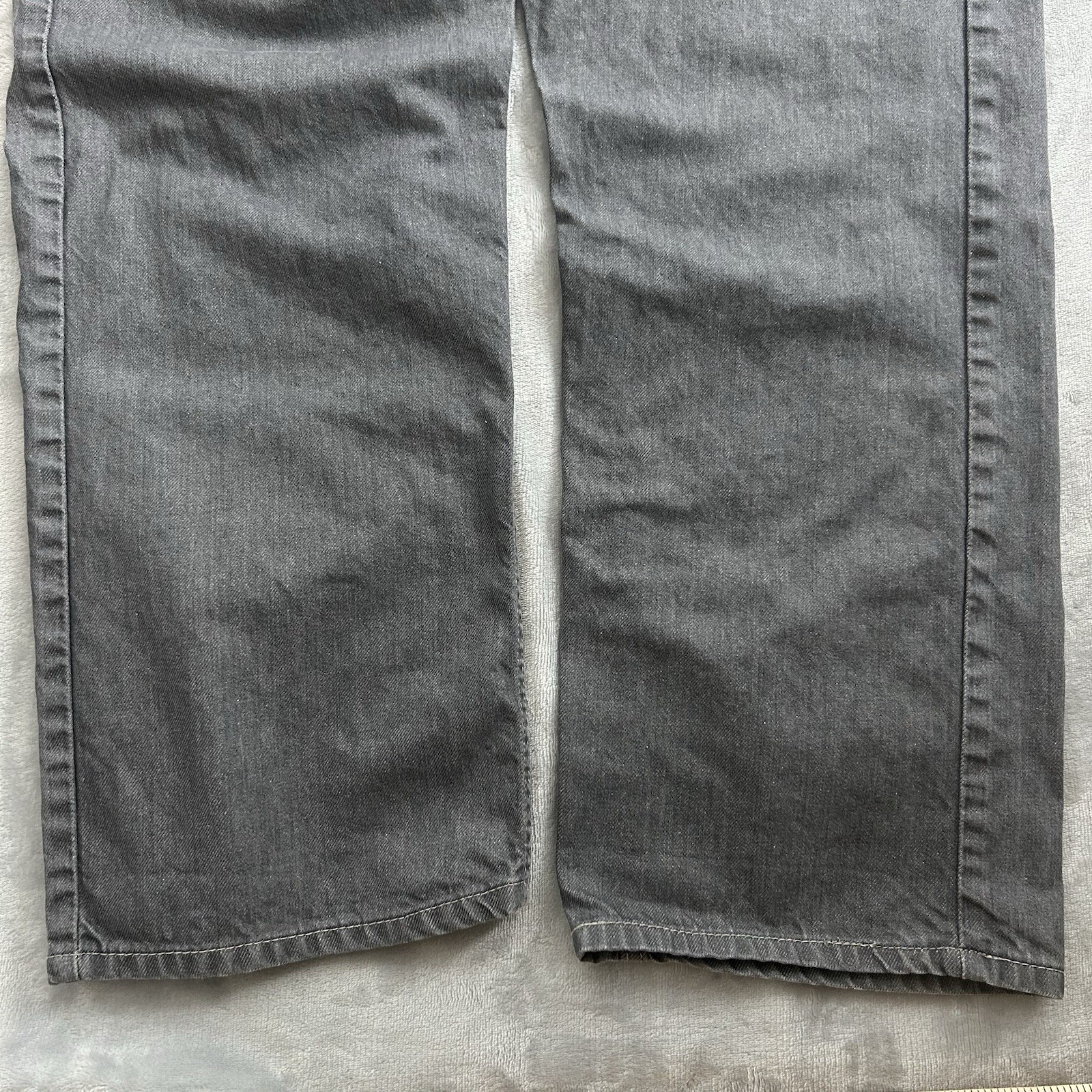 Levis 569 Jeans Mens 40×32 Gray Loose Fit Baggy Skater Straight Leg Actual 40×31