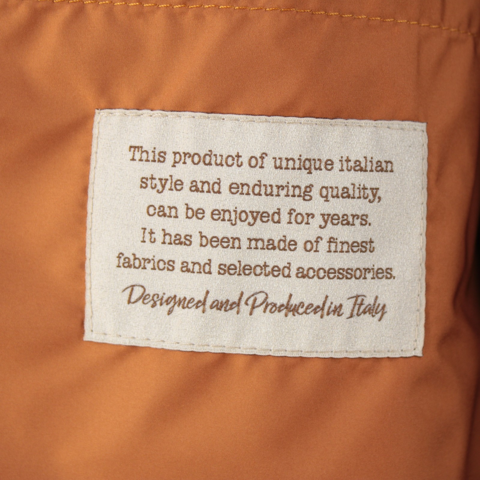 Waterville NWT Polyester Quilted Vest Size 54 (2XL US) Theo In Solid Orange