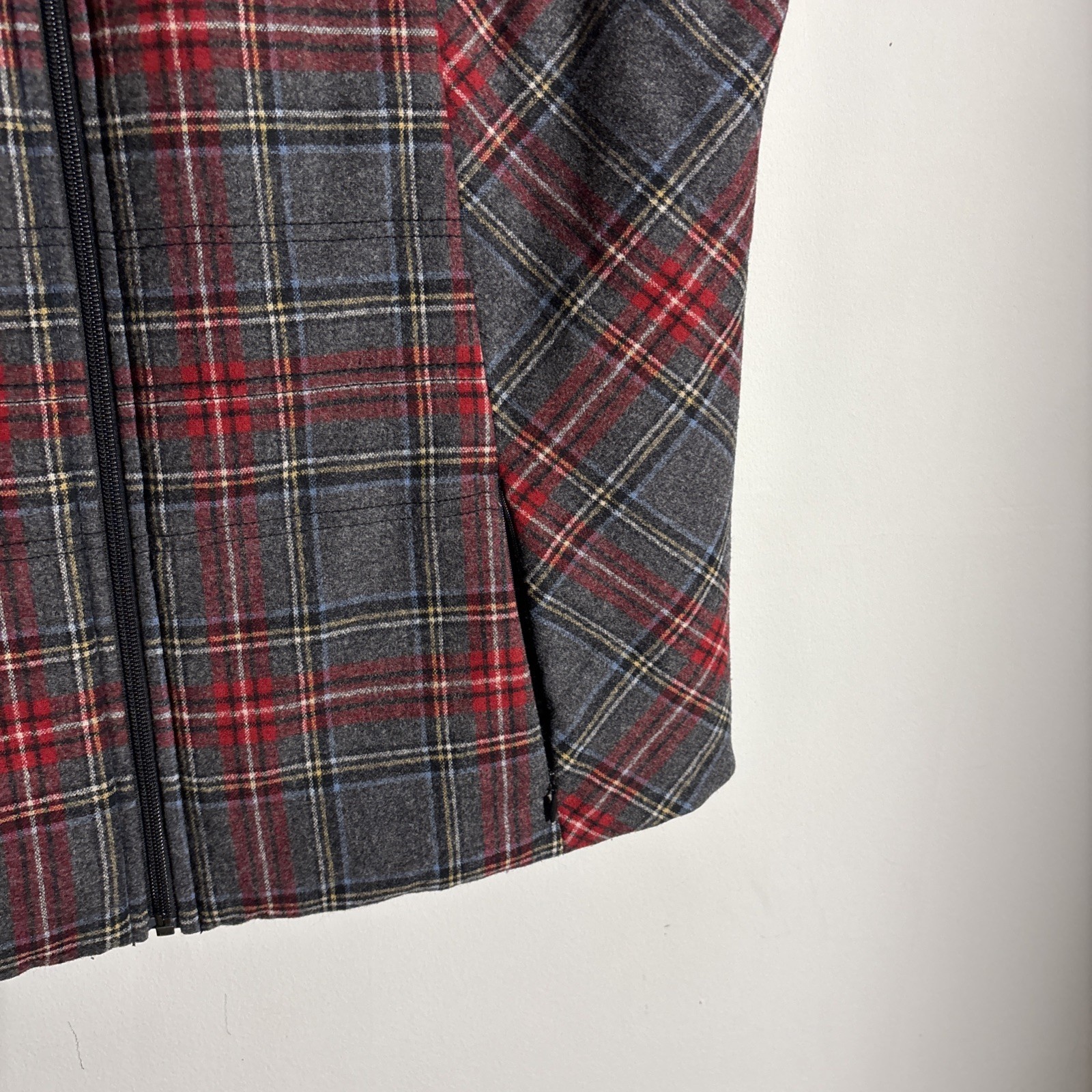 EUC WOMEN’S PENDLETON VIRGIN WOOL SIZE EXTRA LARGE XL GREY ZIP UP