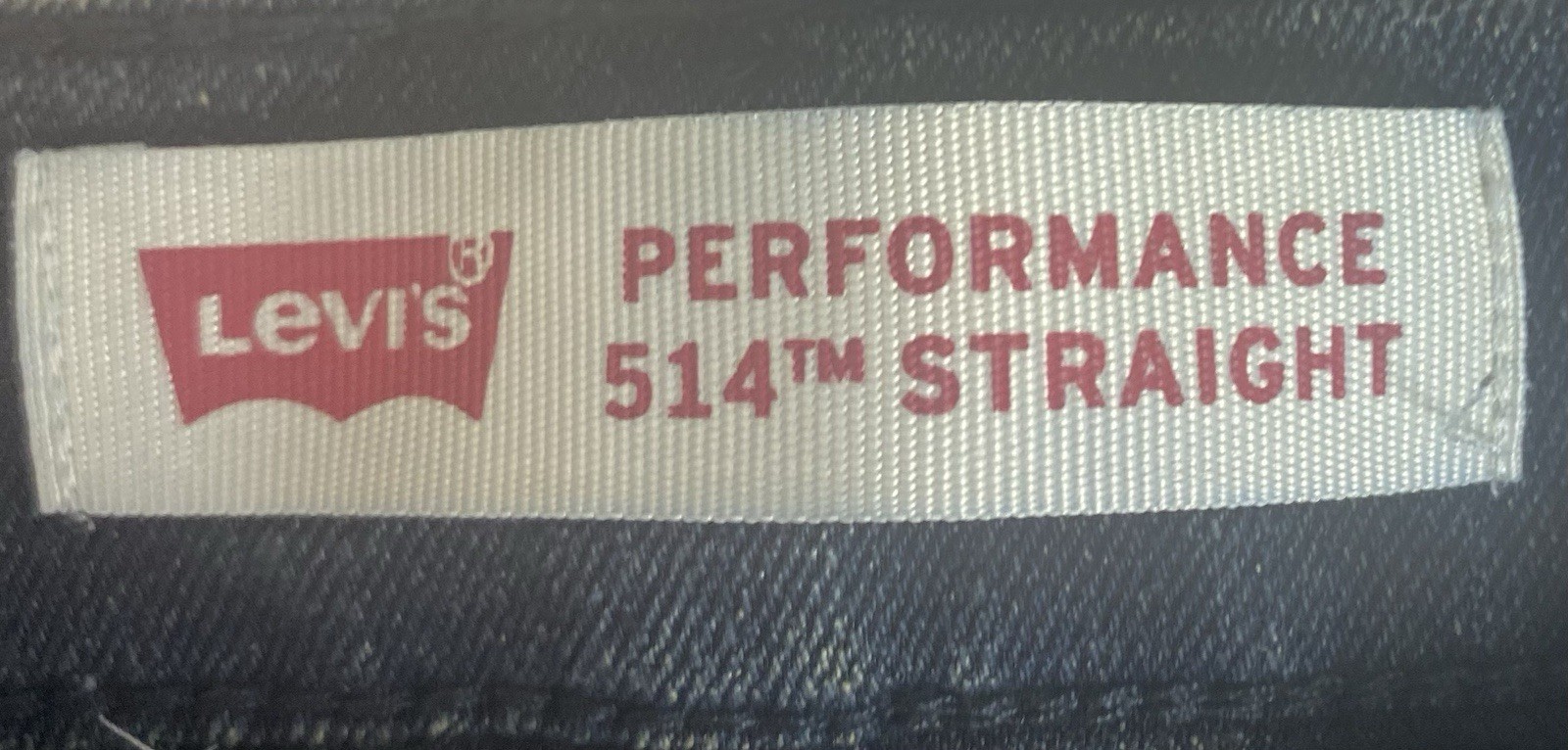 Levi’s Performance 514 Straight Dark Wash Blue Stretch Jeans 5-Pocket 14 REG