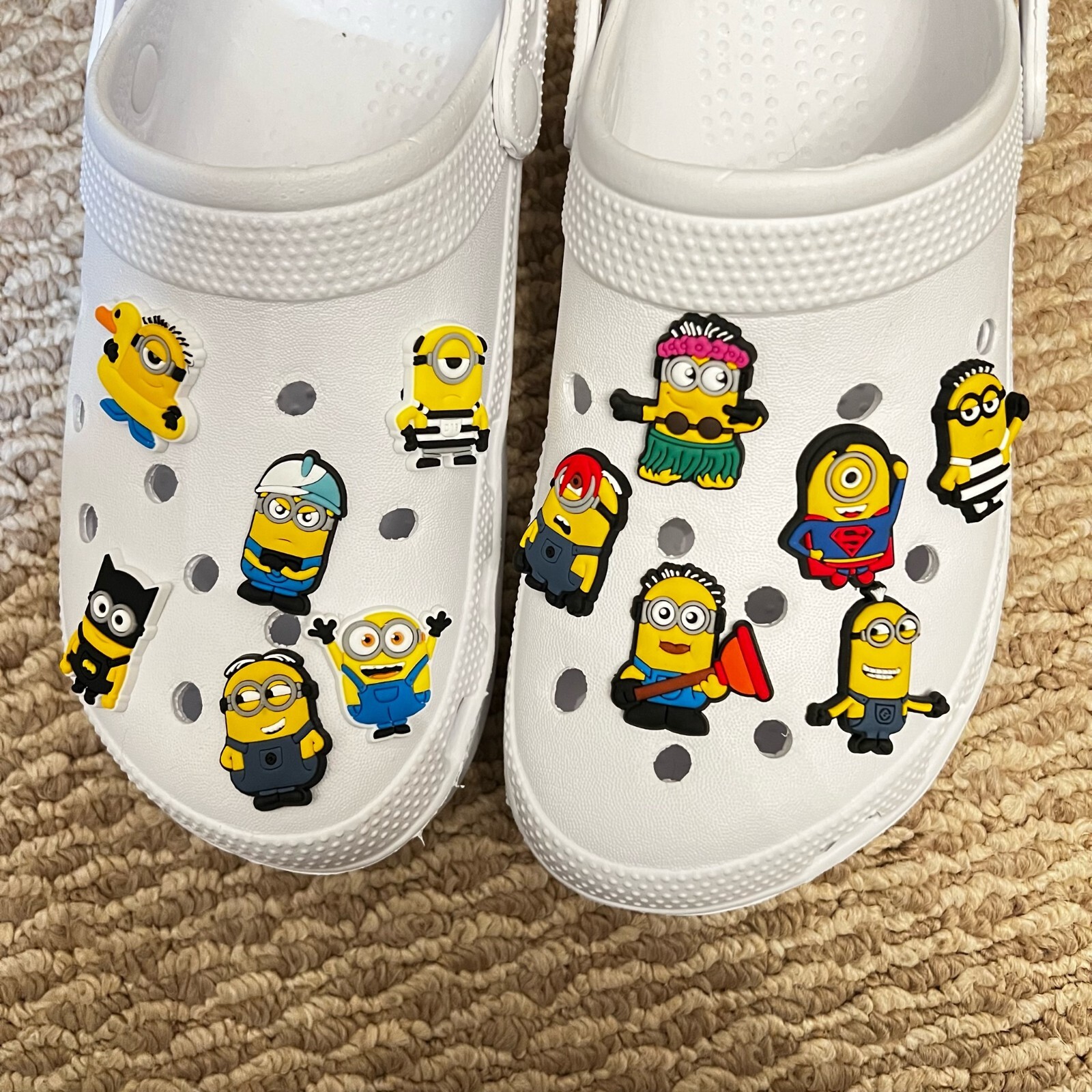 12pcs MINIONS Shoe Charms Cartoon Compatible w/ CROC