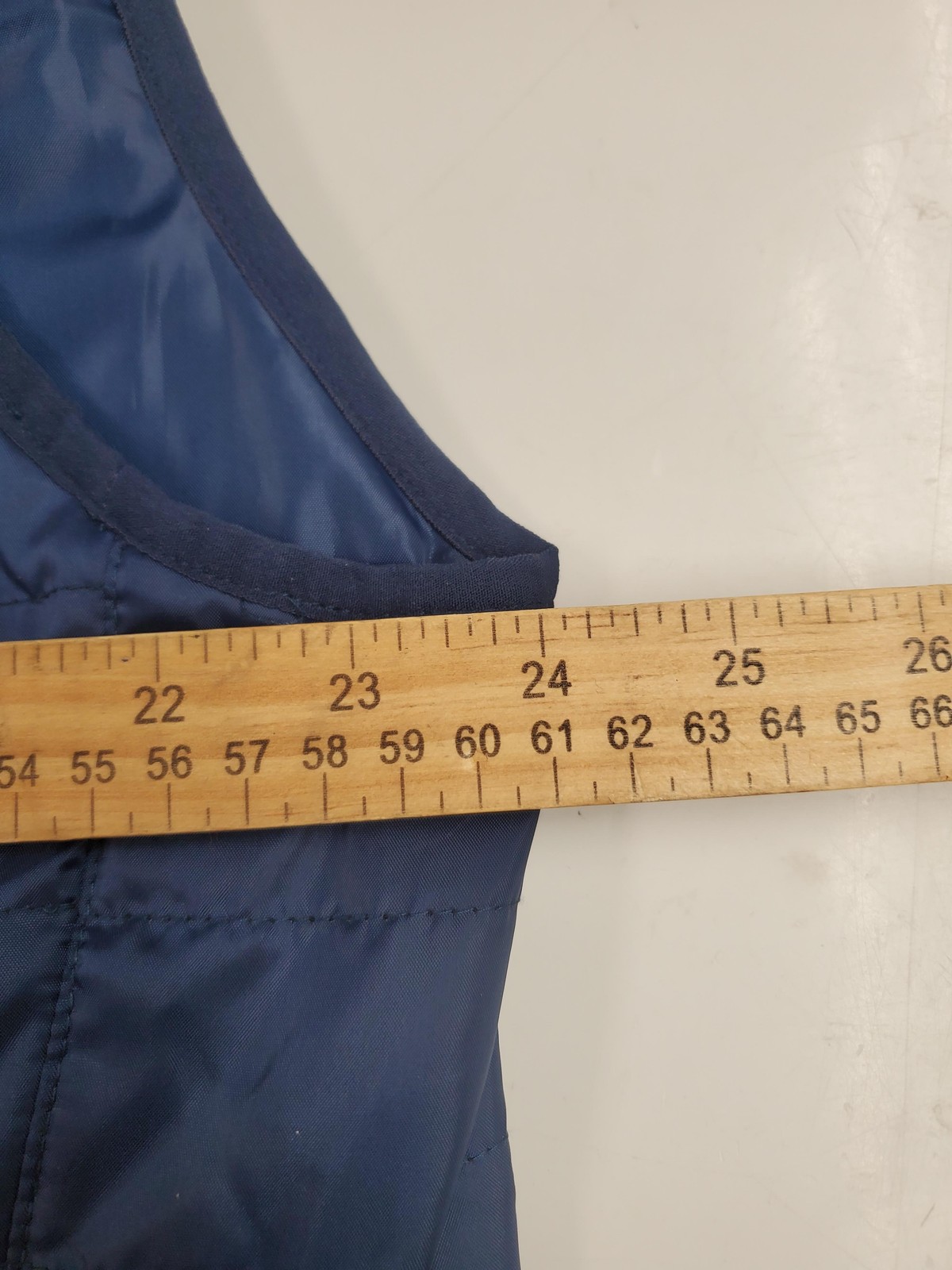 Princess Vest Mens Large Blue Quilted Insulated Full Zip Sleeveless Outdoor