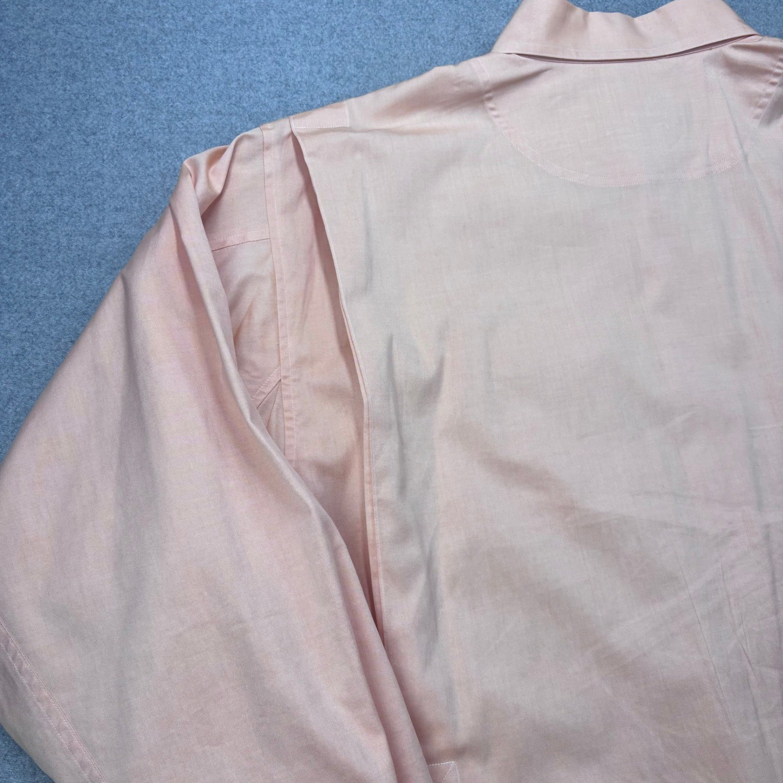 Kevin’s Plantation Collection Shirt Men 17.5-35 (XXL) Pink Bellow Bi-Swing FLAW