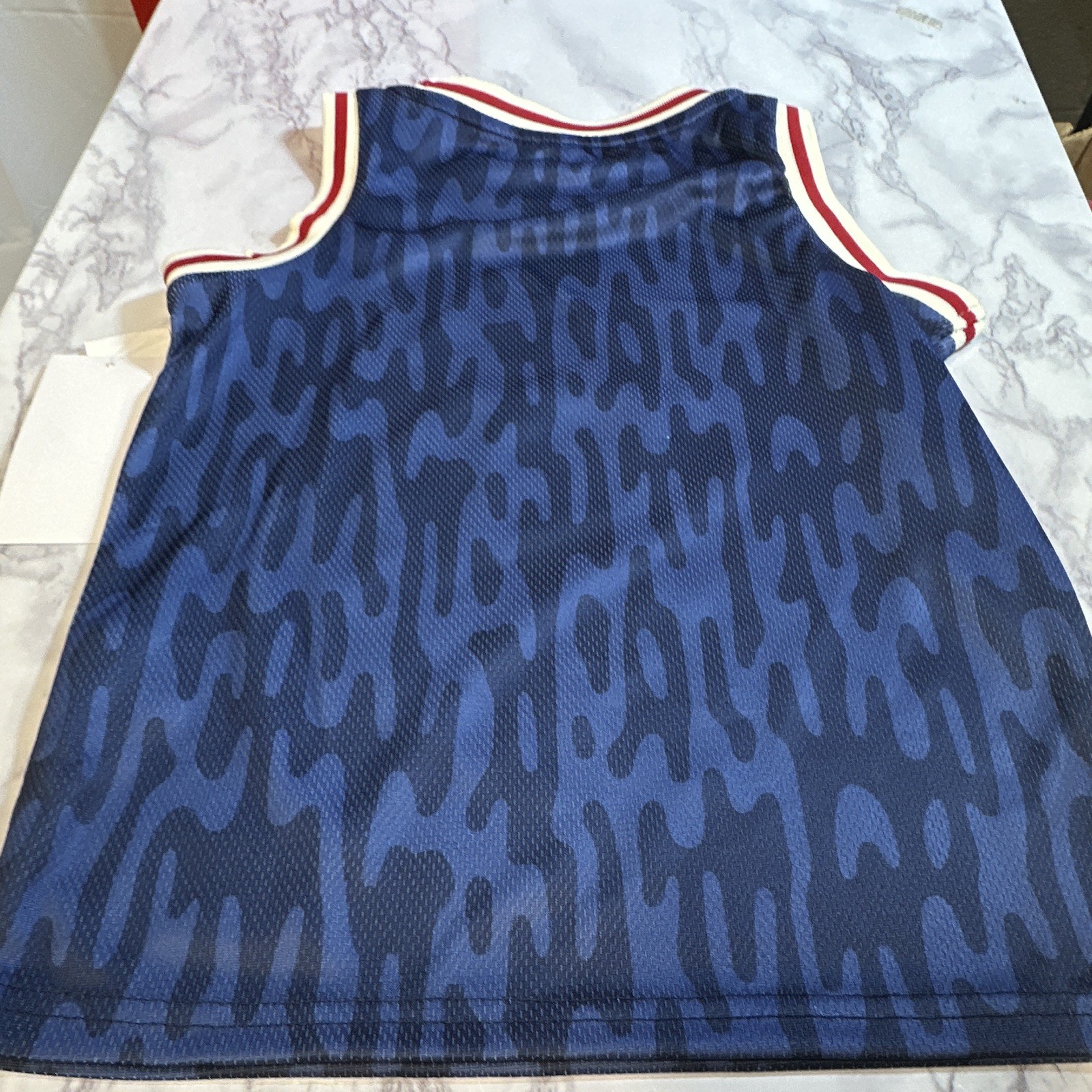 Pokemon Squirtle Men’s Blue Mesh Jersey Tank Top XS Breathable Basketball