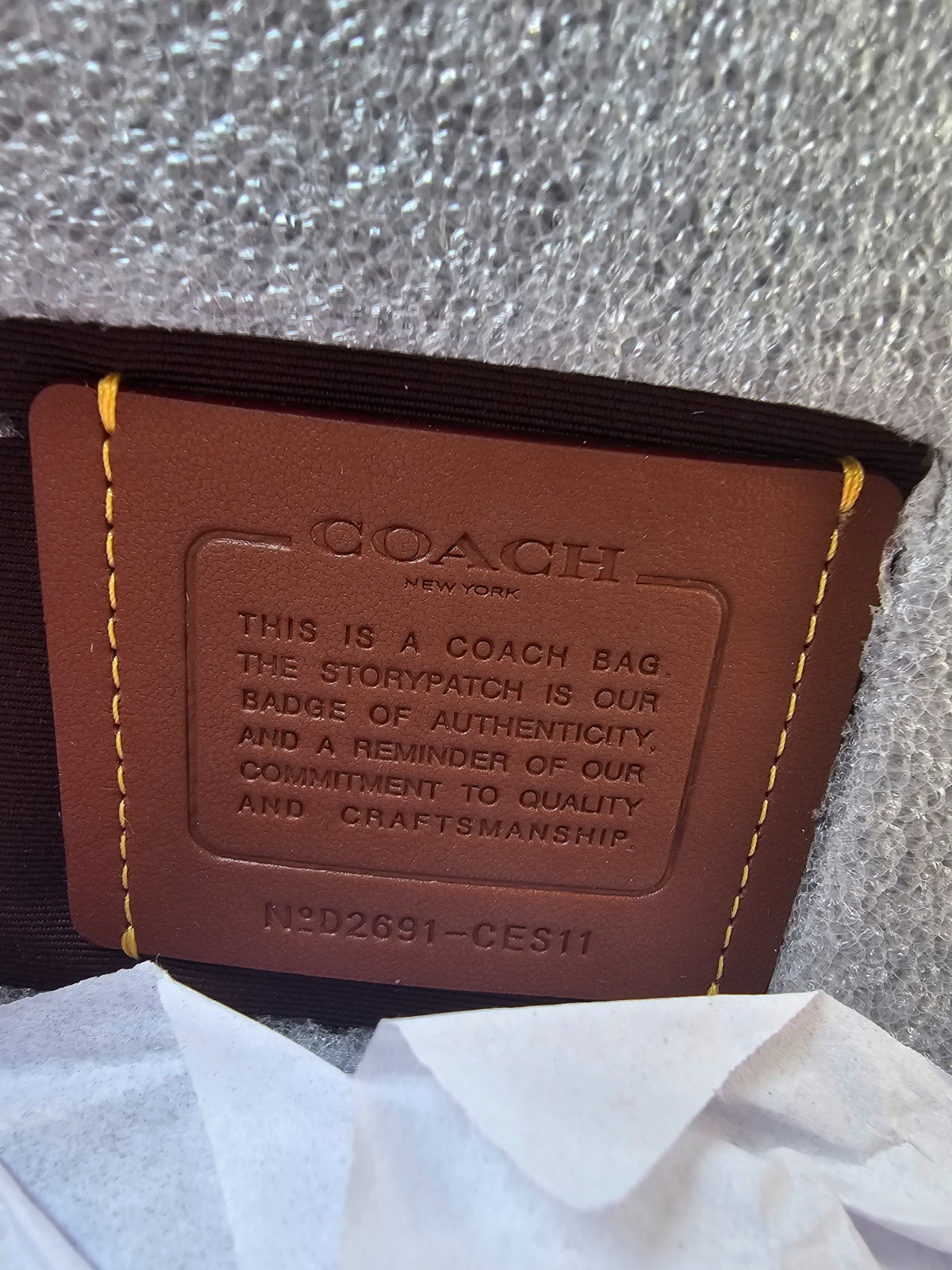 Coach Brand NWT Large Rowan Satchel – Maple