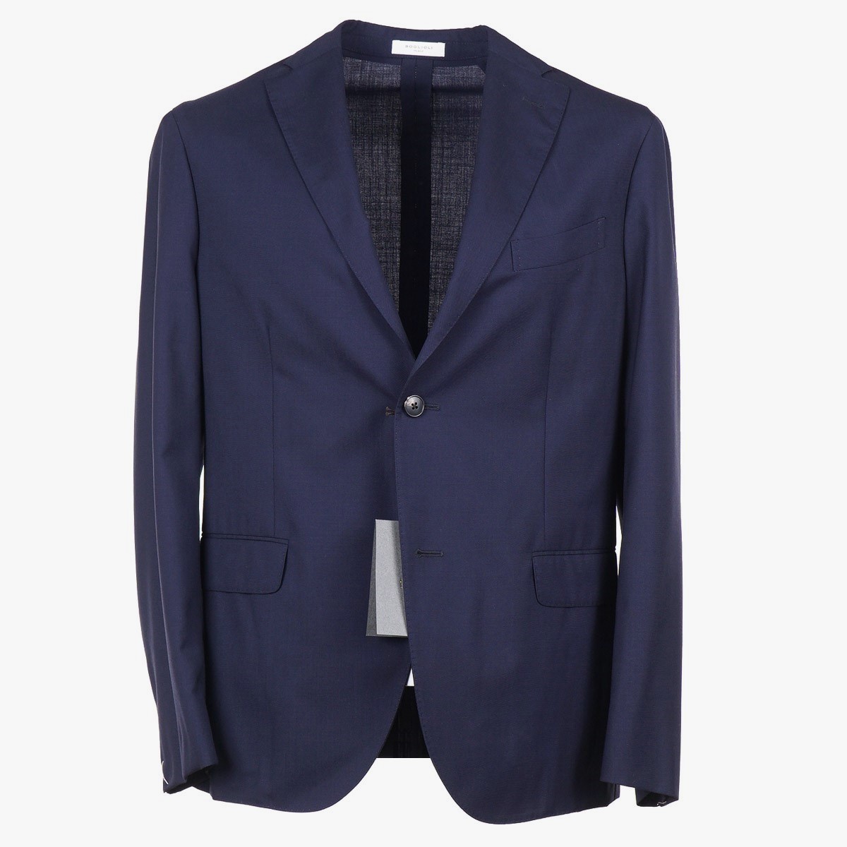 Boglioli Solid Navy Blue Lightweight Wool ‘K Jacket’ Suit 48L Long (Eu 58L) NWT