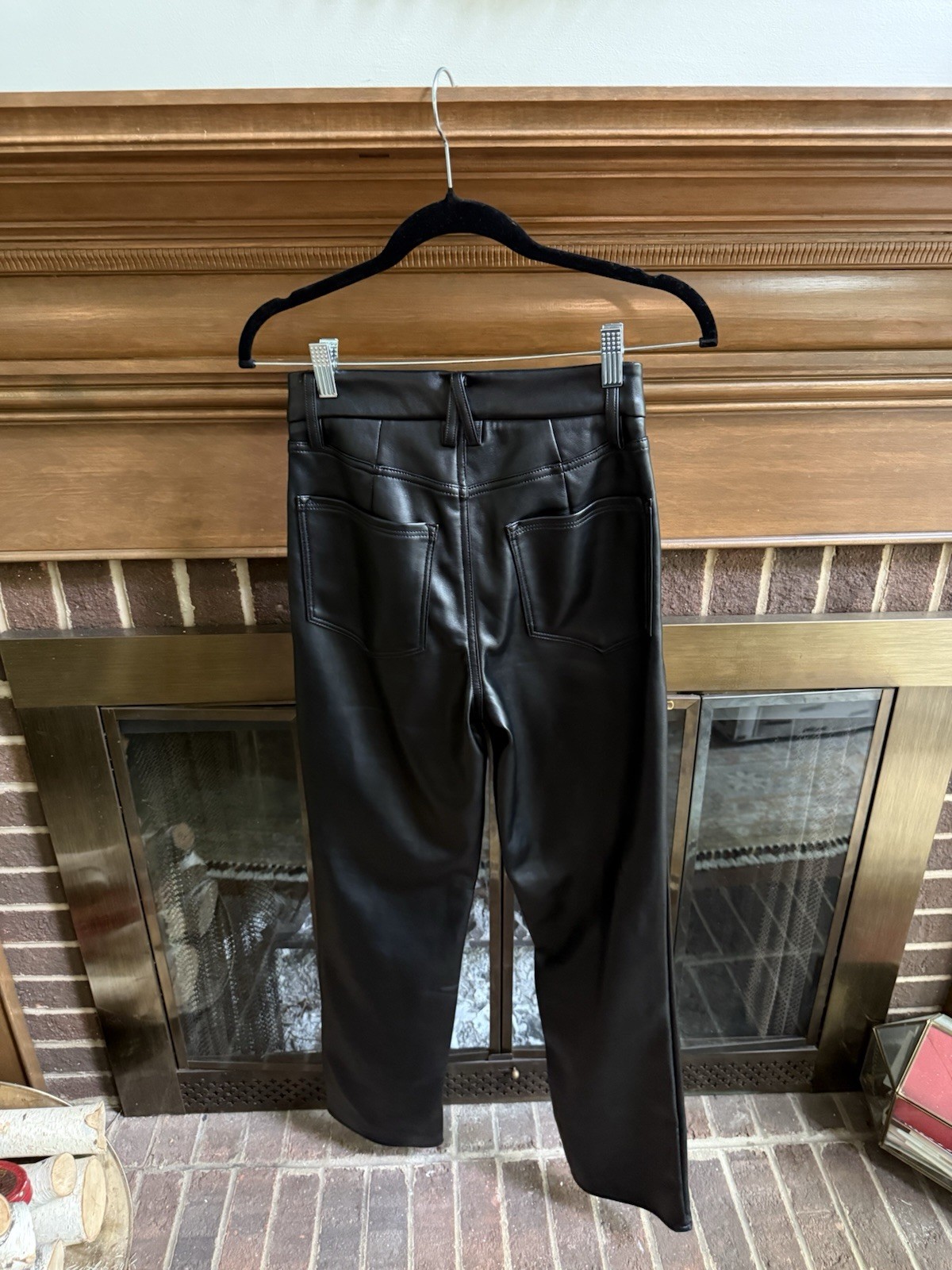 Good American Faux Leather Pants – Vegan Leather – NWT – Size 2 – MSRP $185