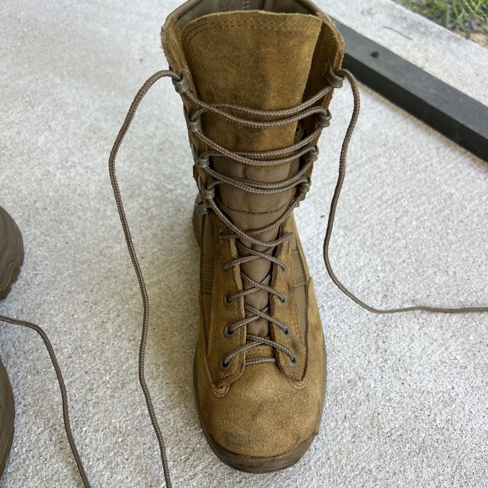 USMC Danner Reckoning 8” Coyote HOT EGA Combat Boot Desert Tan Size 5M or 6.5W