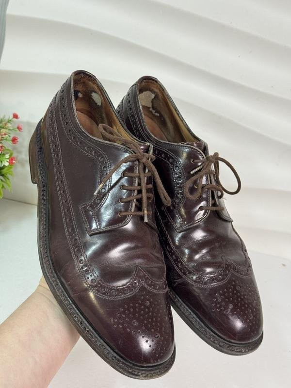 mens goodyear heels brown leather 42.5